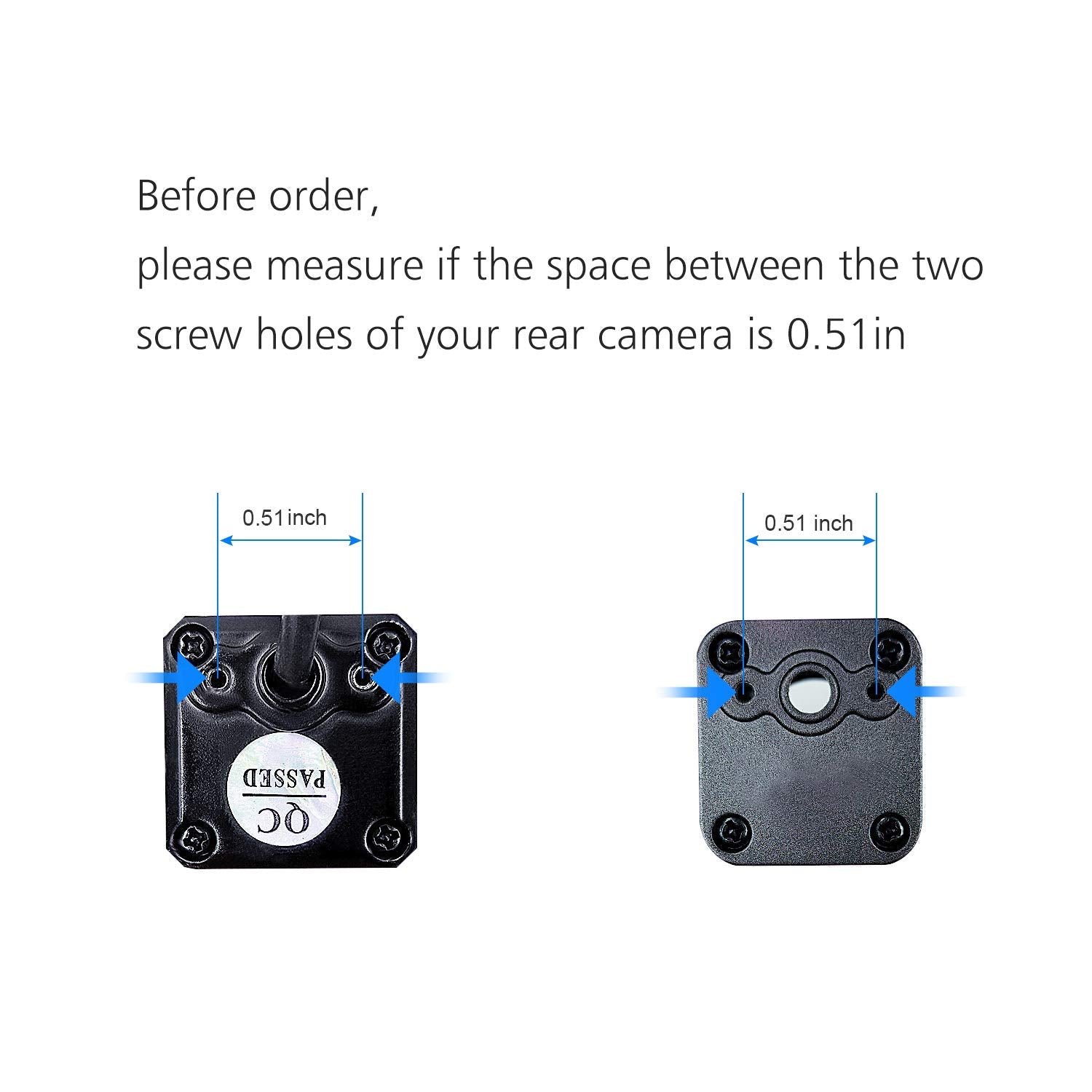 Universal Rear Camera Mounting Bracket,Dash Cam Mirror Cam Backup Camera Mount,Only Rearview Camera Holder,Back Up Camera Bracke