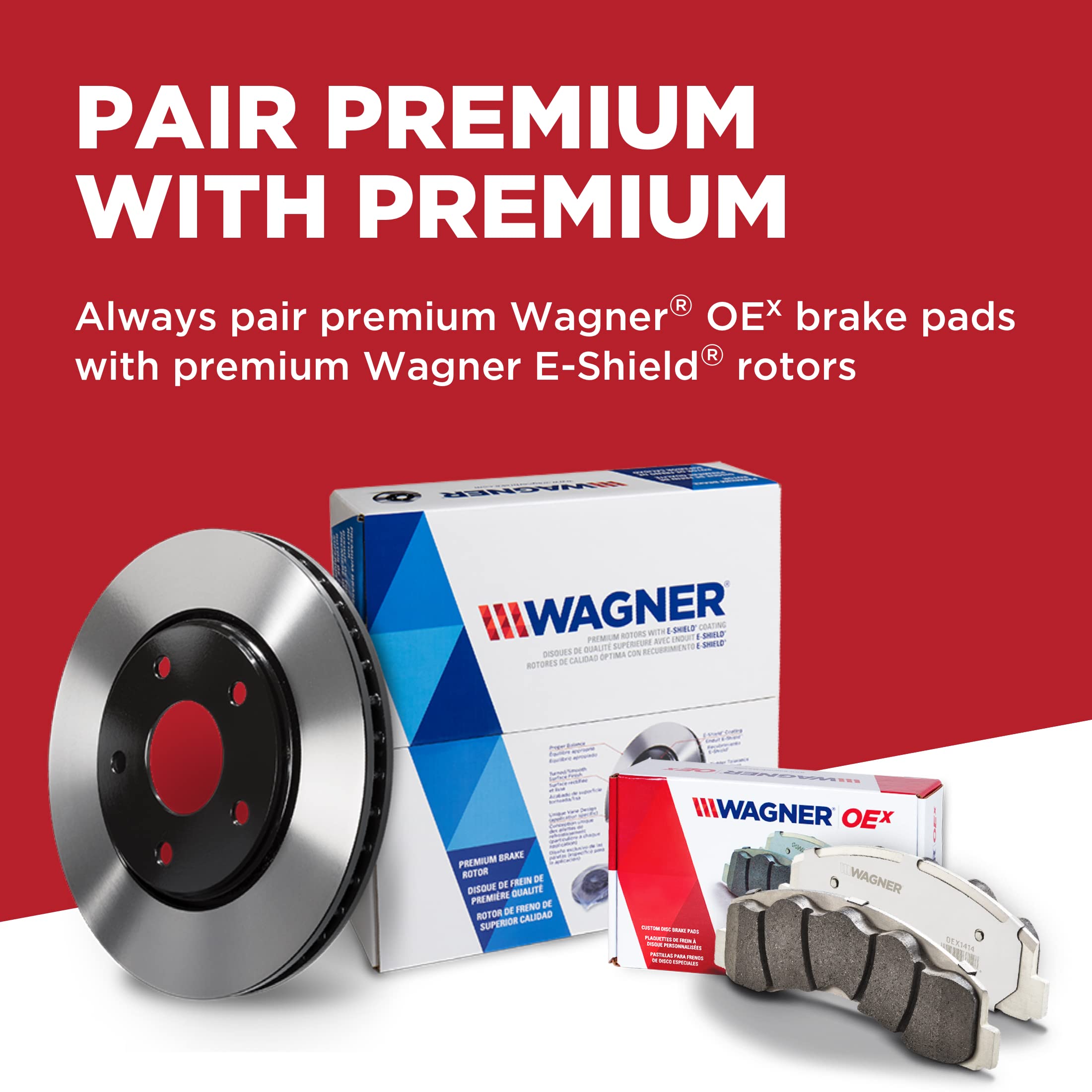 Wagner Brake Oex Oex785 Disc Brake Pad Set Premium Ceramic
