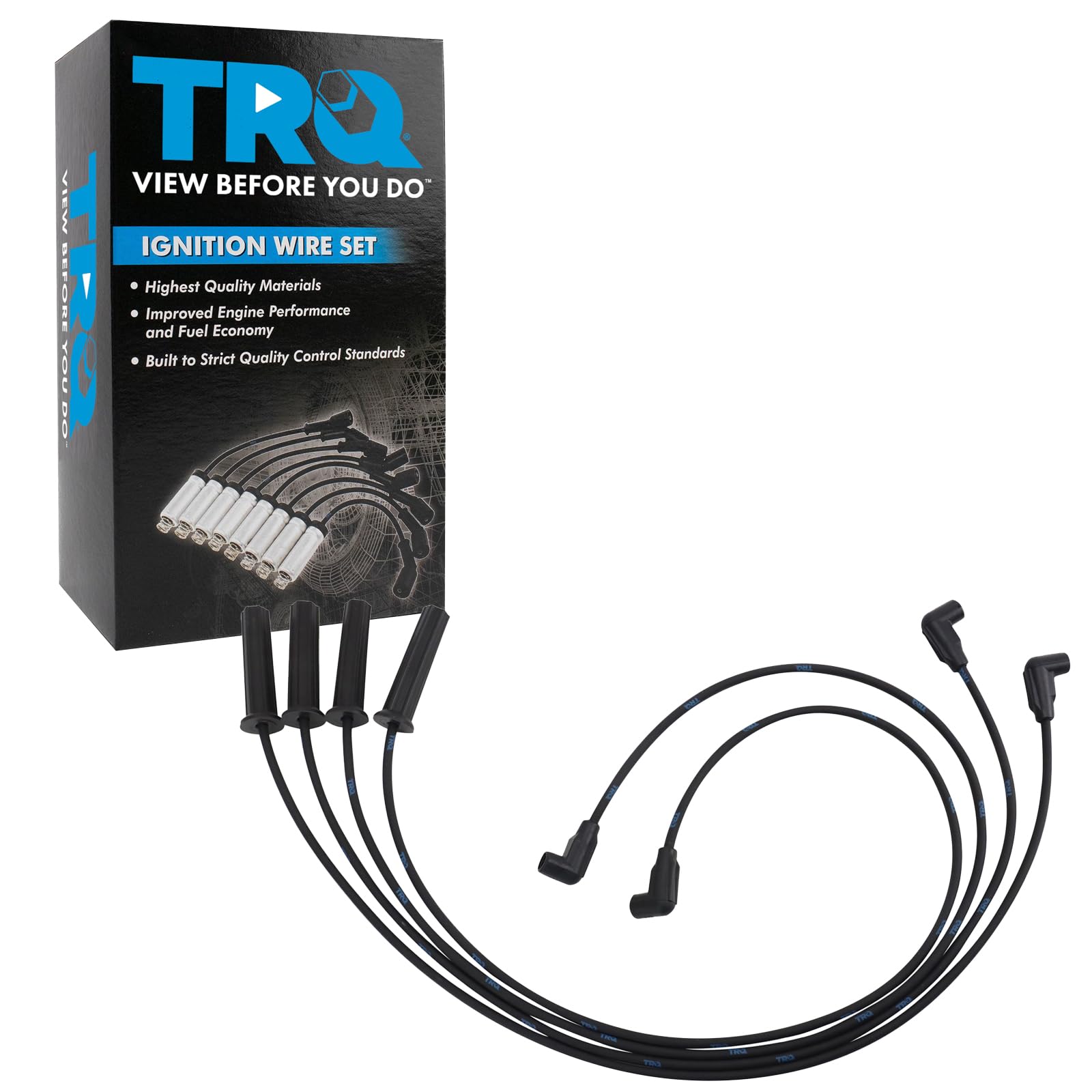Trq Spark Plug Wire Set Compatible With 1998-2003 Chevrolet S10 Gmc Sonoma 1998-00 Isuzu Hombre