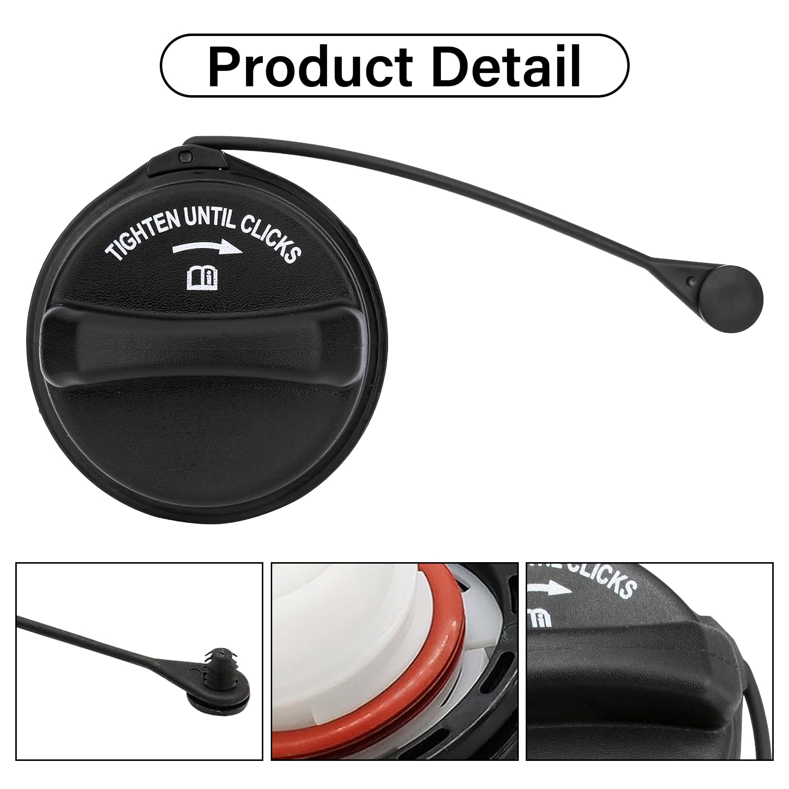 Gas Cap for Ford, Gas Cap Replacement HC3Z-9030-B for Ford F150 F250 F350 F450 F550 Super Dut? ?dg? R?ng?r ??urus ?s???? F??us F