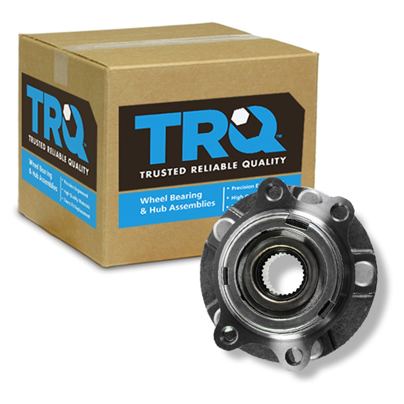 Trq Front Left Right Wheel Hub Bearing Assembly Driver Passenger Side Compatible With 2007-2012 Nissan Altima