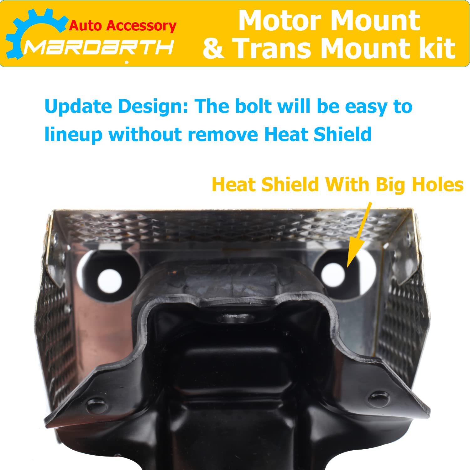 Set Of 3, Front Motor Mount And Trans Mount Compatible With 2007-2013 Silverado Sierra 1500 5.3L 6.0L 6.2L 4Wd Auto Trans Engine