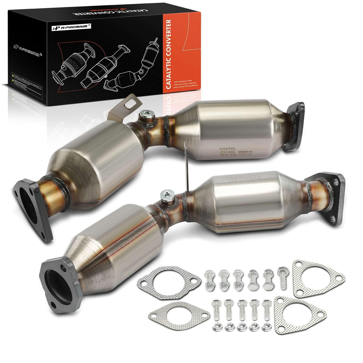 A-Premium Left and Right 2-PC Catalytic Converter Kit Direct-Fit Compatible with Infiniti G35 2003-2007, M35 2006-2008, FX35 200