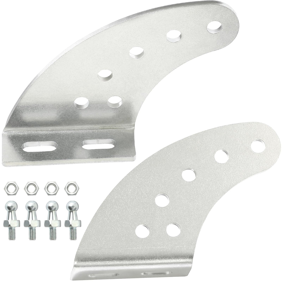 Vepagoo 10Mm Ball Stud Adjustable Curved Mounting Brackets, Mounting Kits For Gas Spring Struts Shock
