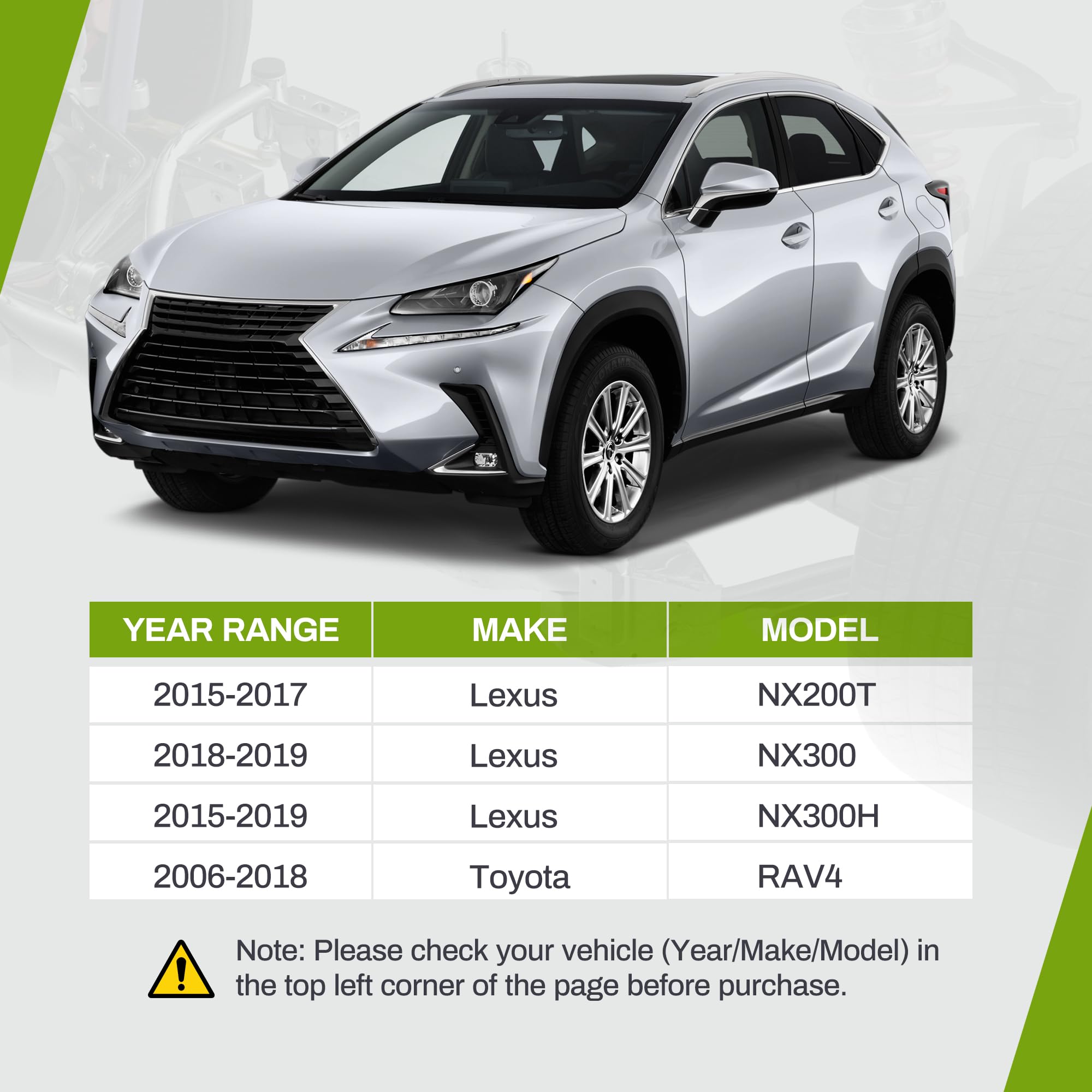 Autosaver88 Front Lower Control Arm Compatible With 2006-2018 Rav4, 2015-2019 Lexus Nx300H Nx200T Nx300 Suspension Kit,W/Ball Jo