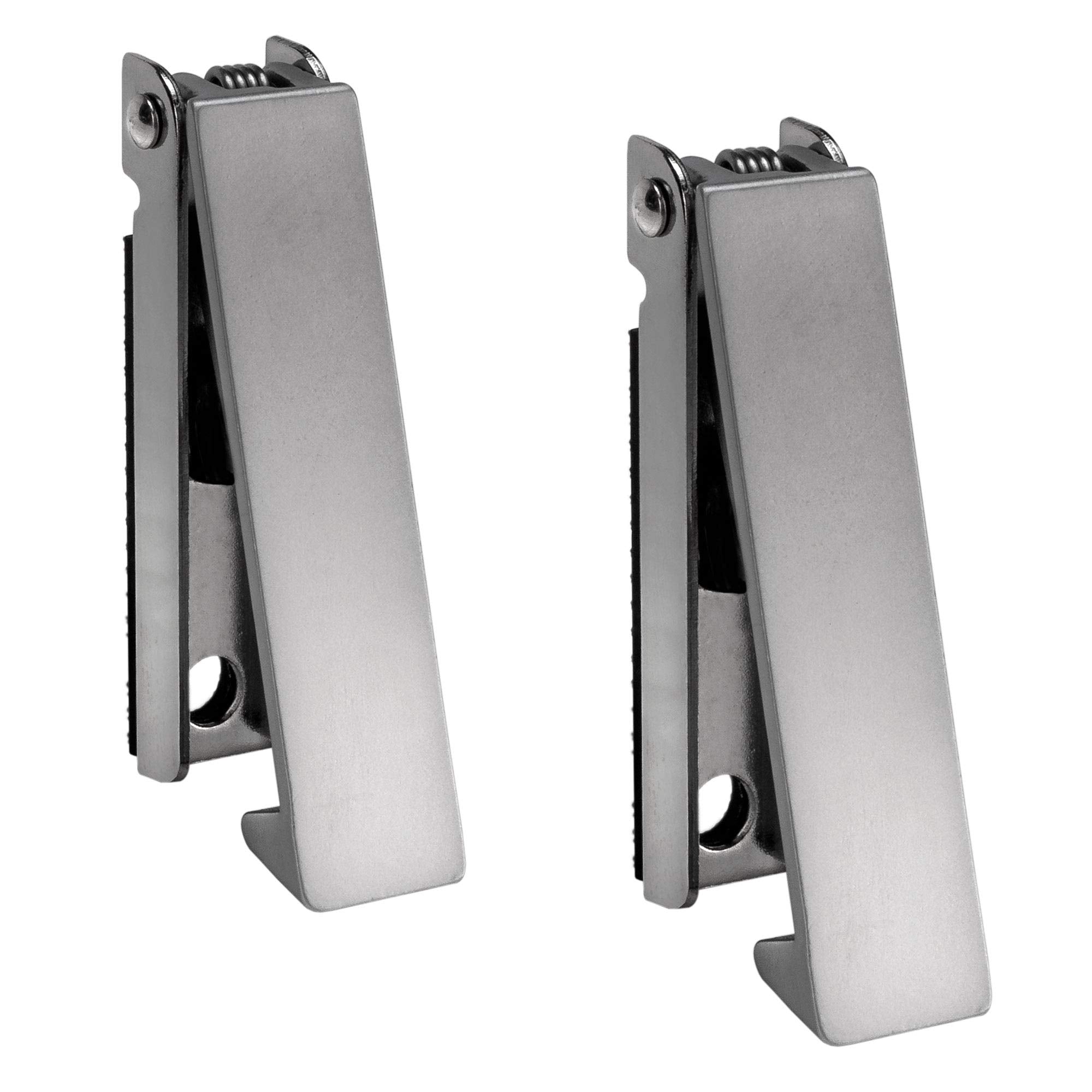 Recpro Rv Stainless Steel Baggage Door Catch Latch | Square (2 Pack)