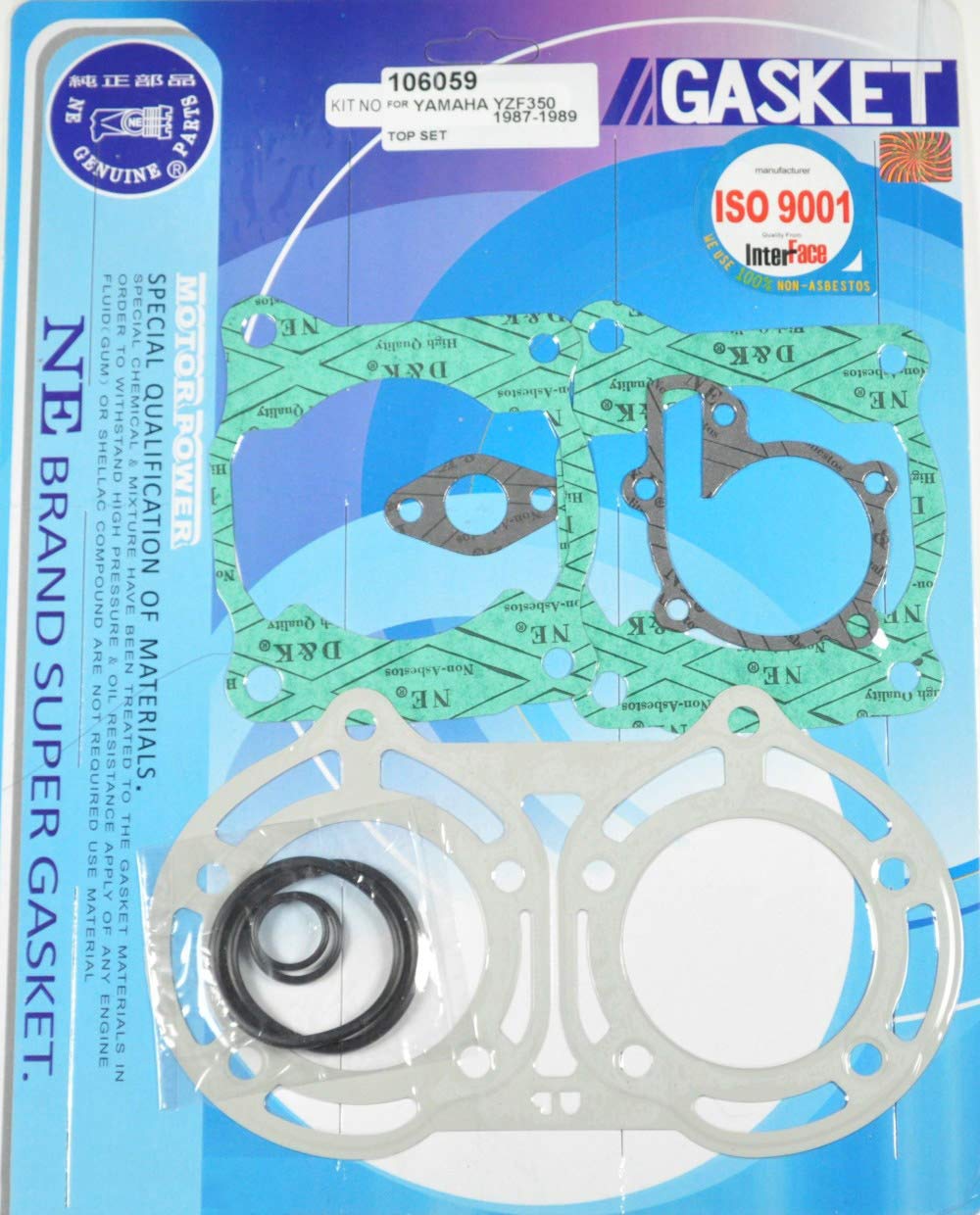 Top End Rebuild Gasket Kit Replacement For Yamaha Banshee Yfz 350 Yfz350 1987-2006