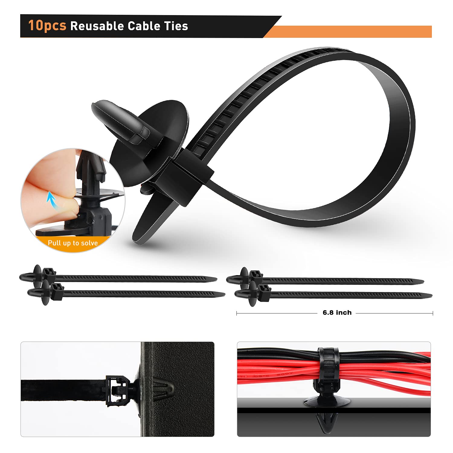 Gooacc 380Pcs Car Automotive Plastic, Metal, Nylon Push Pin Rivet With Fastener Remover Trim Clip Panel Body Interior Assortment