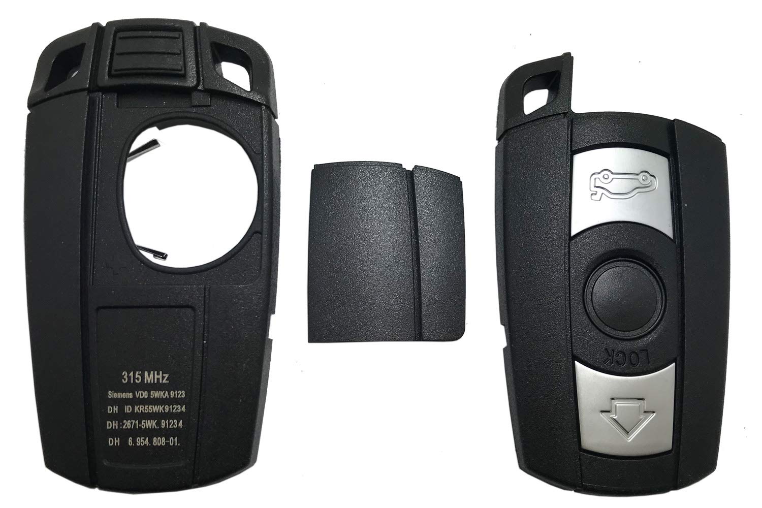 Replacement Keyless Entry Key Fob Cover Fits For 1 3 5 Series 325I 328I 320 X5 X6 Z4 E90 Remote Key Fob Shell Case