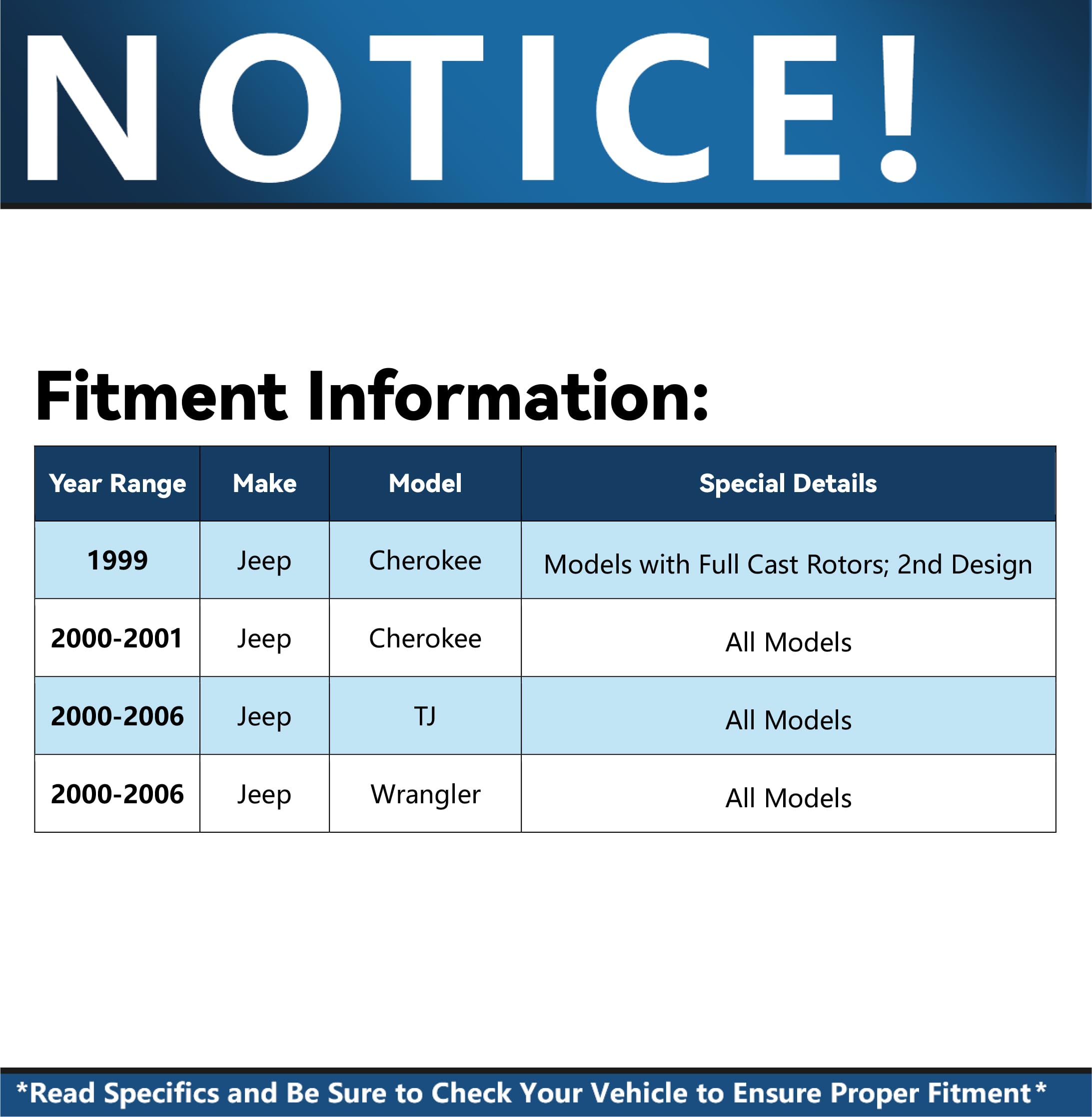Detroit Axle - 2 Front Wheel Bearing Hubs For 1999-2001 Jeep Cherokee 2000-2006 Jeep Wrangler Tj, Replacement Wheel Bearing And