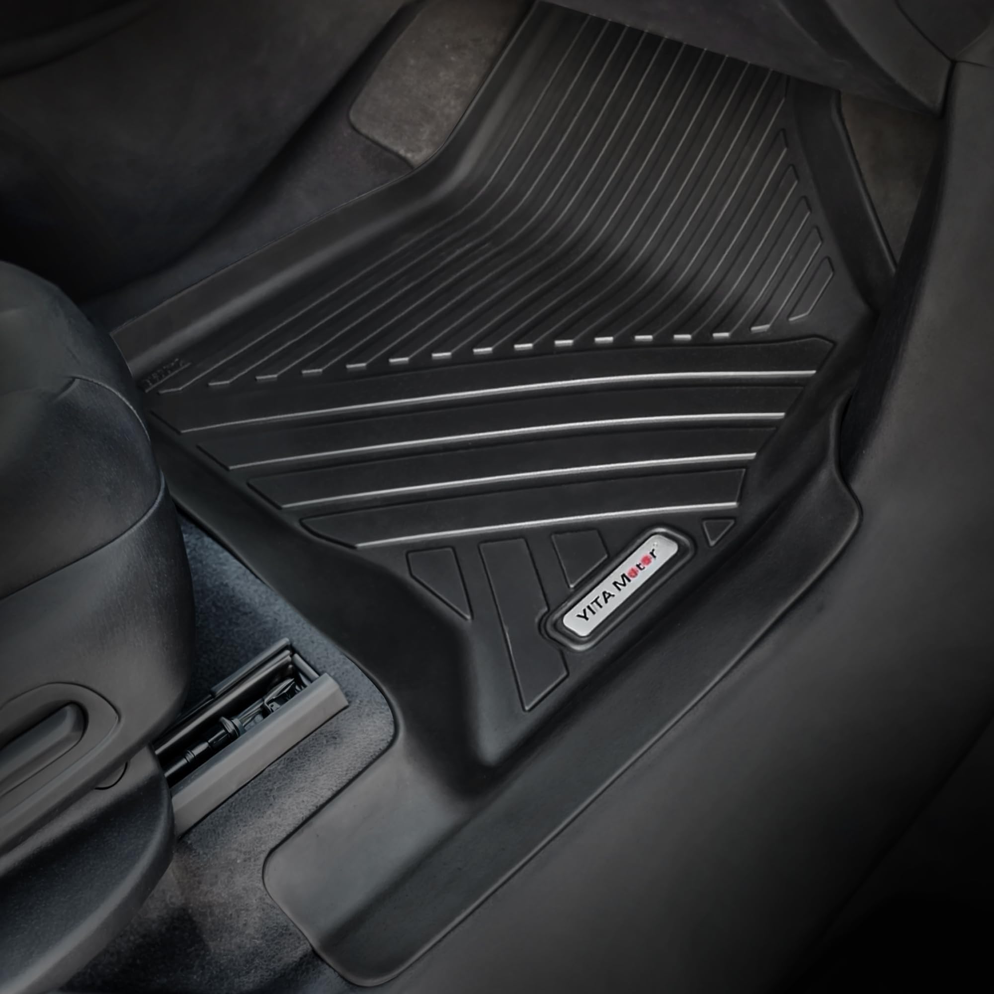 Yitamotor Floor Mats Fit For 2024-2025 Chevy Traverse, Tpe All Weather Custom Fit Floor Liners For 7 Seats, Back Seat Protector