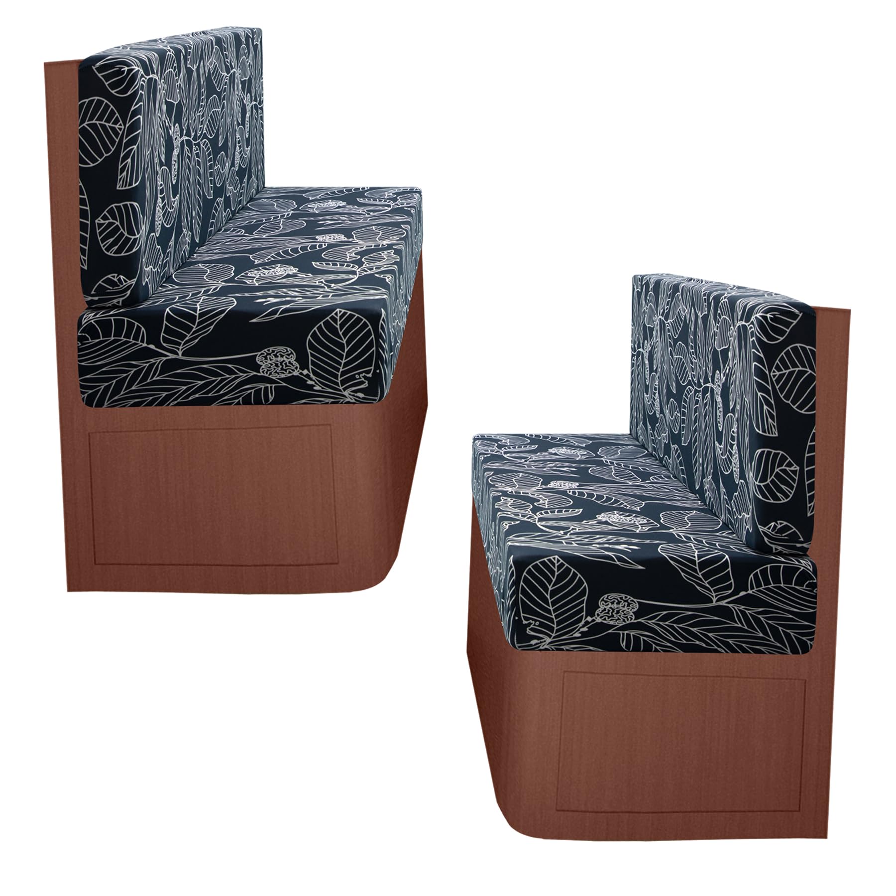 Fuangui Rv Dinette Cushion Covers - Stretch Camper Cushion Booth Seats Replacement - Washable Sofa Furniture Protector (A2, 2 Be