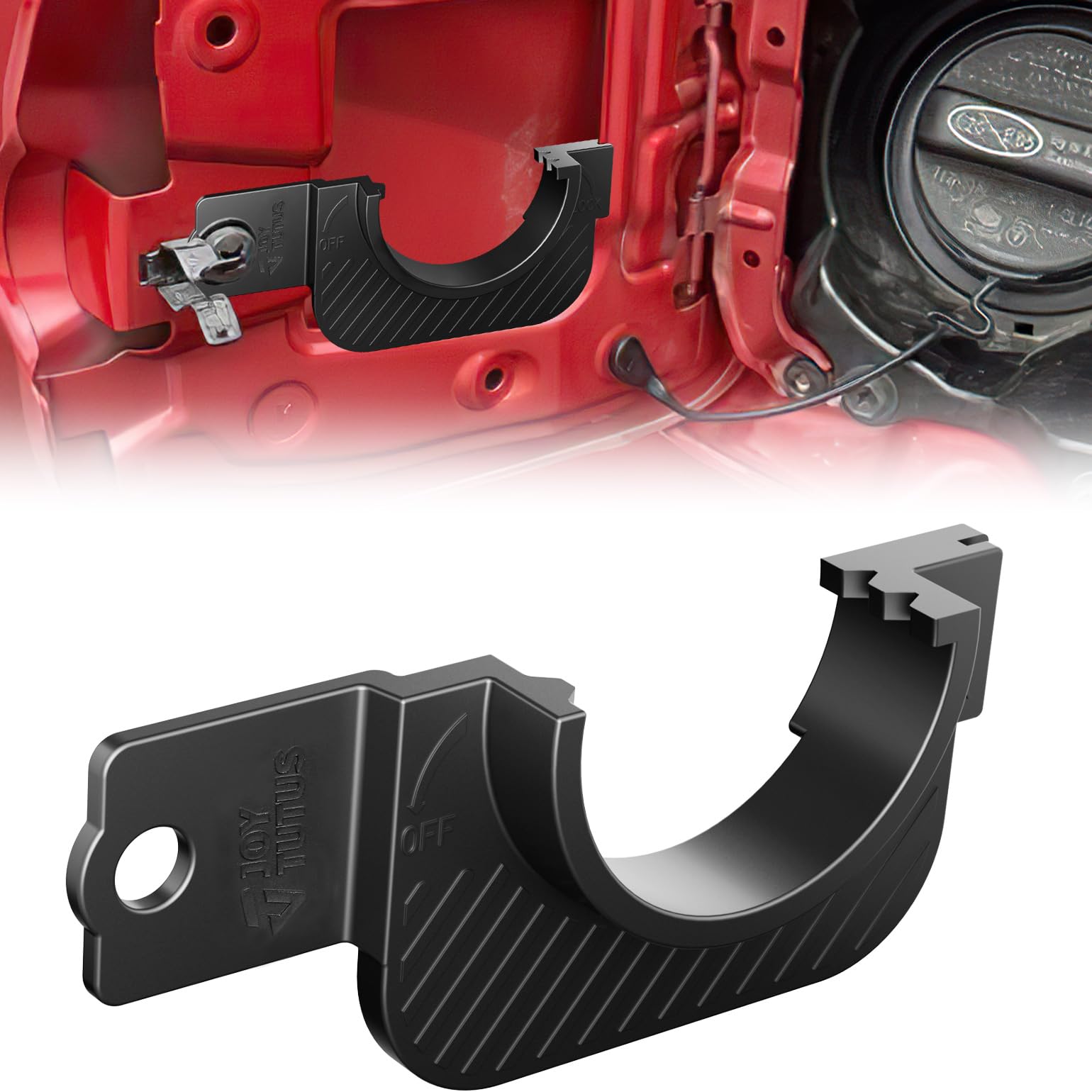 JOYTUTUS Gas Cap Holder Compatible with 2016-2023 Tacoma 3rd Gen Fuel Cap Holder Tacoma Accessories