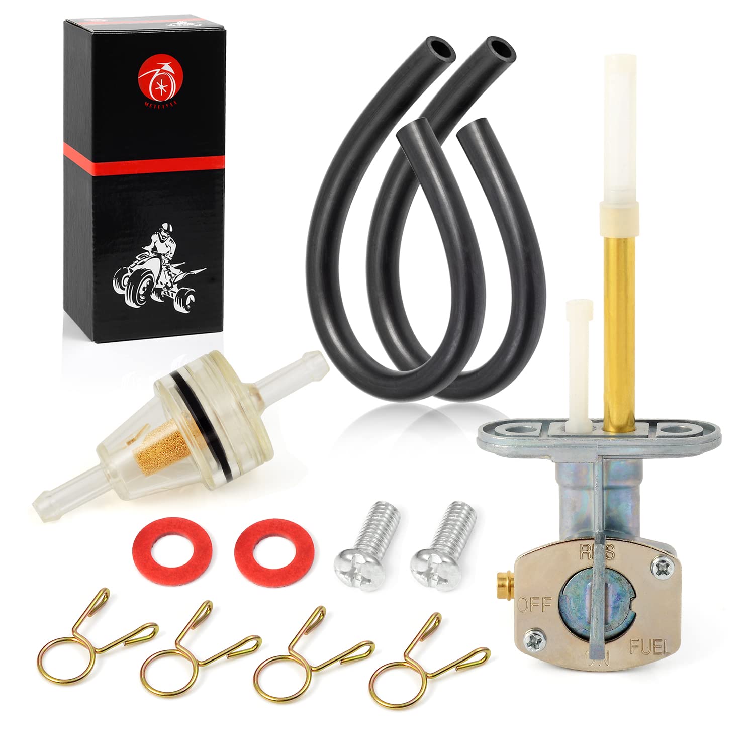 Fuel Valve Petcock Kit For Yamaha Ttr90 Tt-R90 Ttr 90 E 2000-2007 5Hn-24500-01-00
