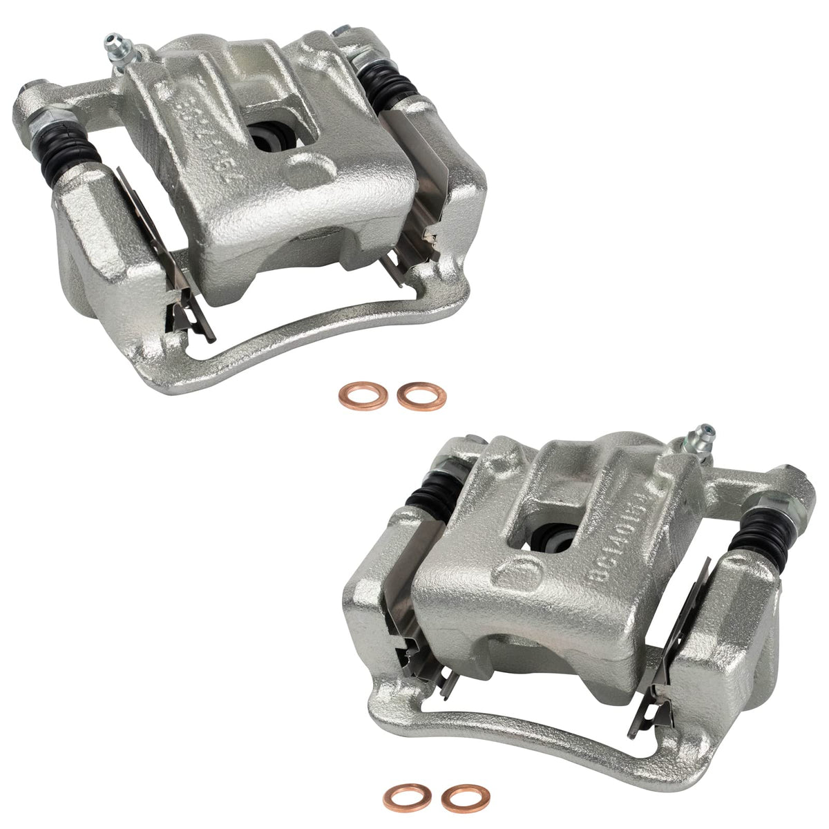 Trq Rear Brake Caliper Set Compatible With 2008-2010 Hyundai Sonata
