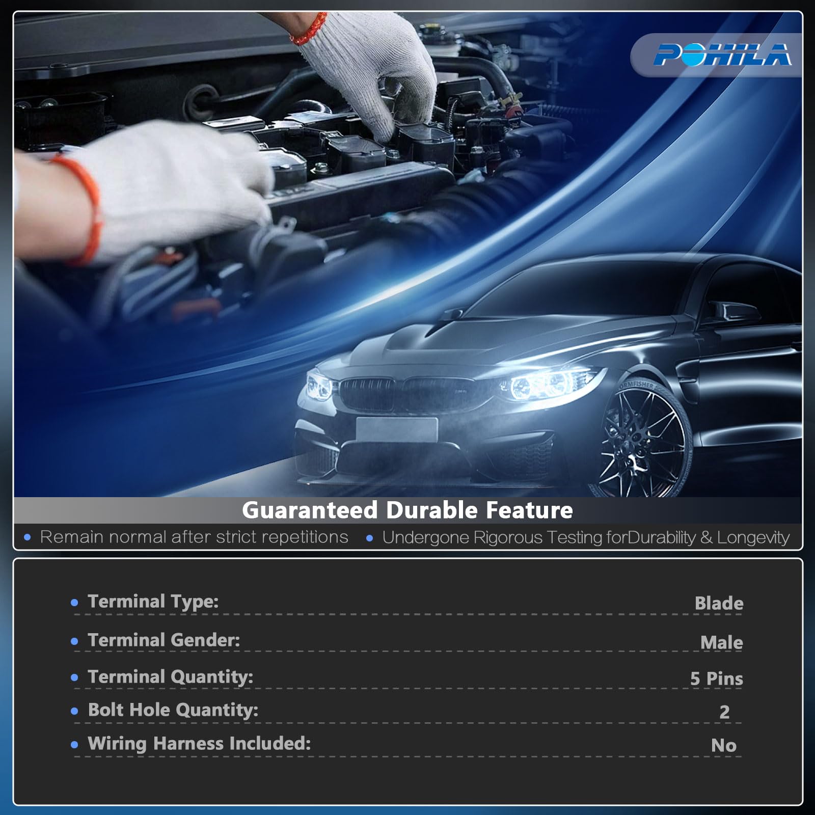 POHILA Blower Speed Motor Control Module/Resistor Replacement for Select 2013-2020 Buick Enclave/Chevy Escalade Cruze Traverse C