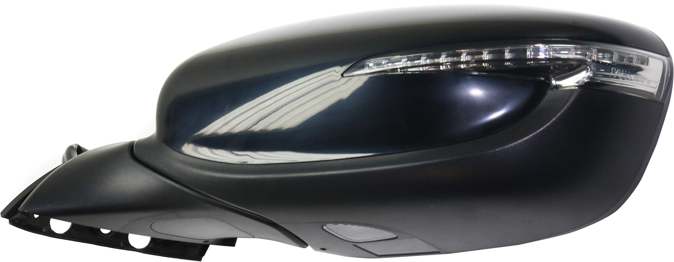 Kool Vue Driver Side Power Heated Mirror for Kia Forte Forte5 2017-2018 Power Fold With Signal Light & Puddle Lamp; Without Blind Spot Monitor Paintable