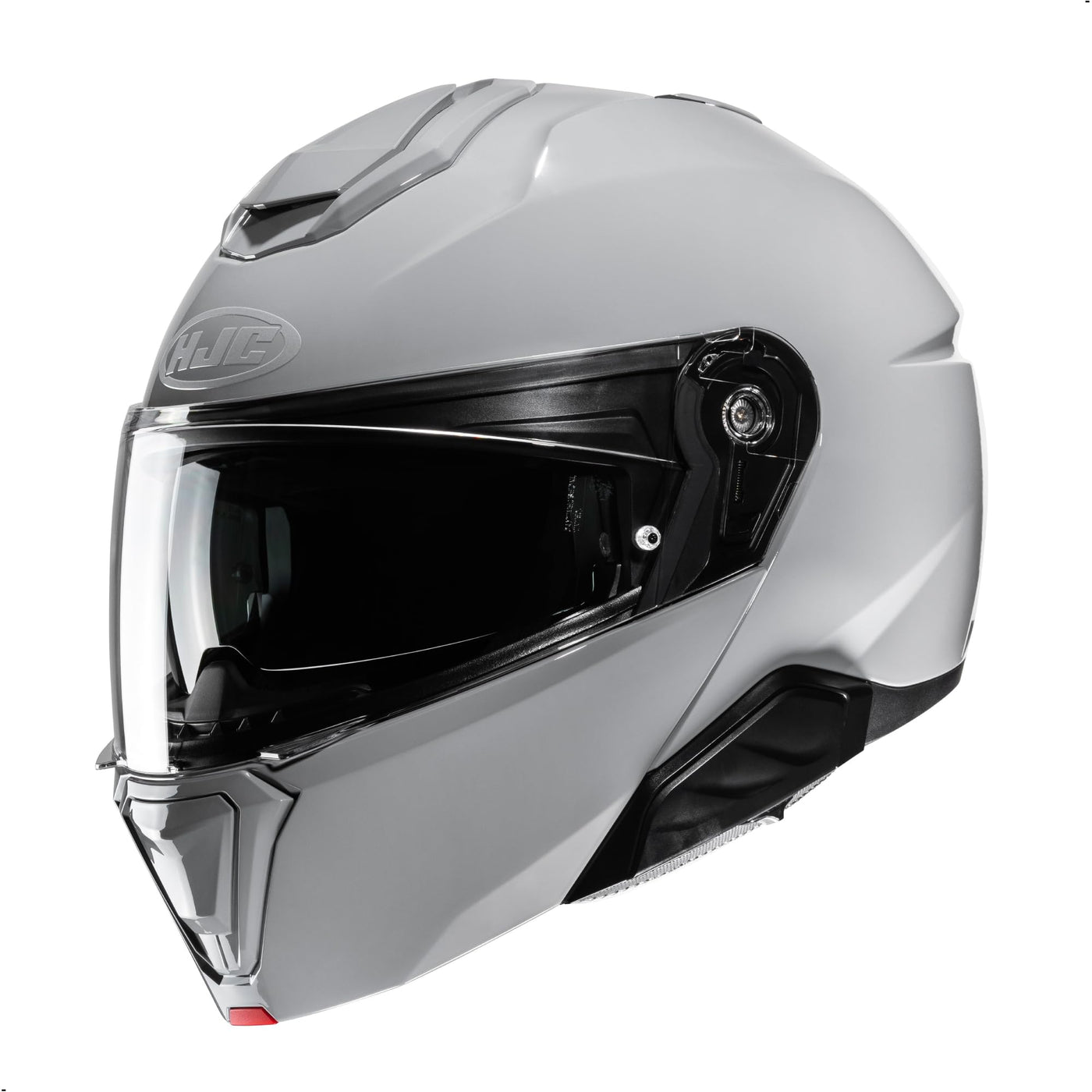 HJC i91 Solid Modular Motorcycle Helmet with HJ-33 Pinlock Shield, DOT Approved (N Gray, Small)