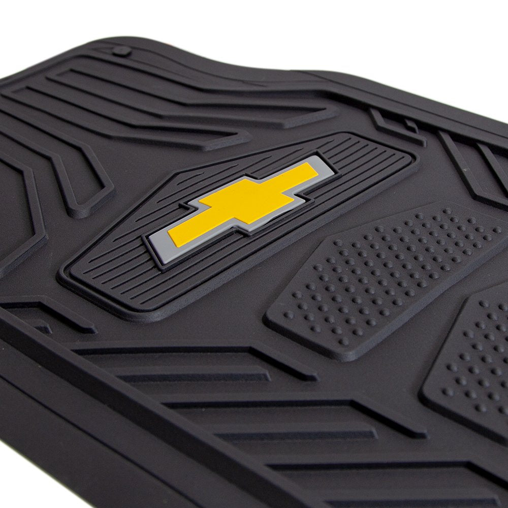 Plasticolor Chevrolet Weatherpro 4 Piece Floor Mats Set, Floor Mats By Plasticolor (001664R03), Black, One Size