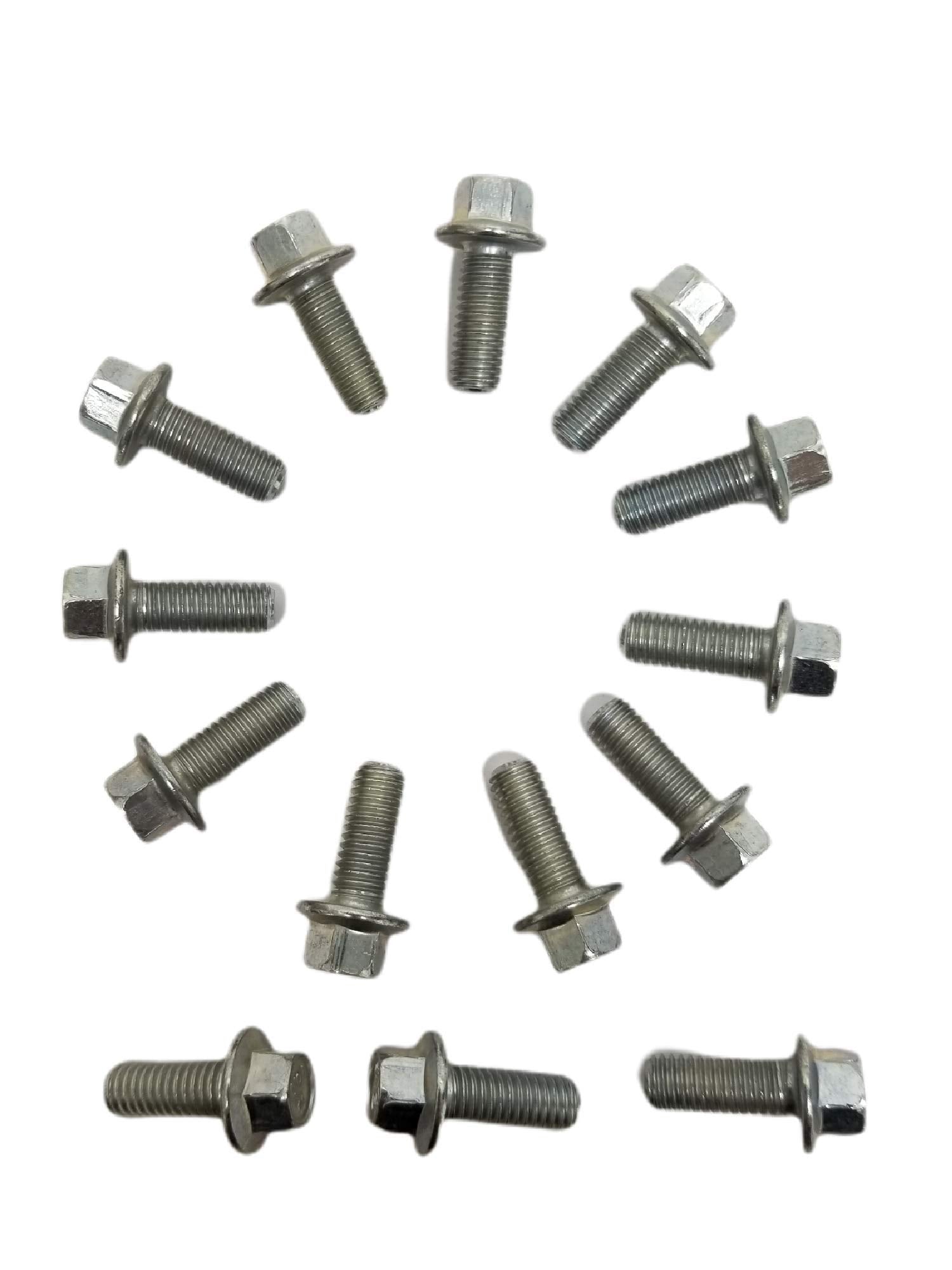Z Whip Metric 14Pc Differential Cover Bolt Kit M8-1.25X20Mm Flange Bolts Compatible With 1998-Current Chevrolet Gmc Silverado Sierra Tahoe Suburban 10-Bolt 14-Bolt Rear Ends Metric Threads Dodge Ram