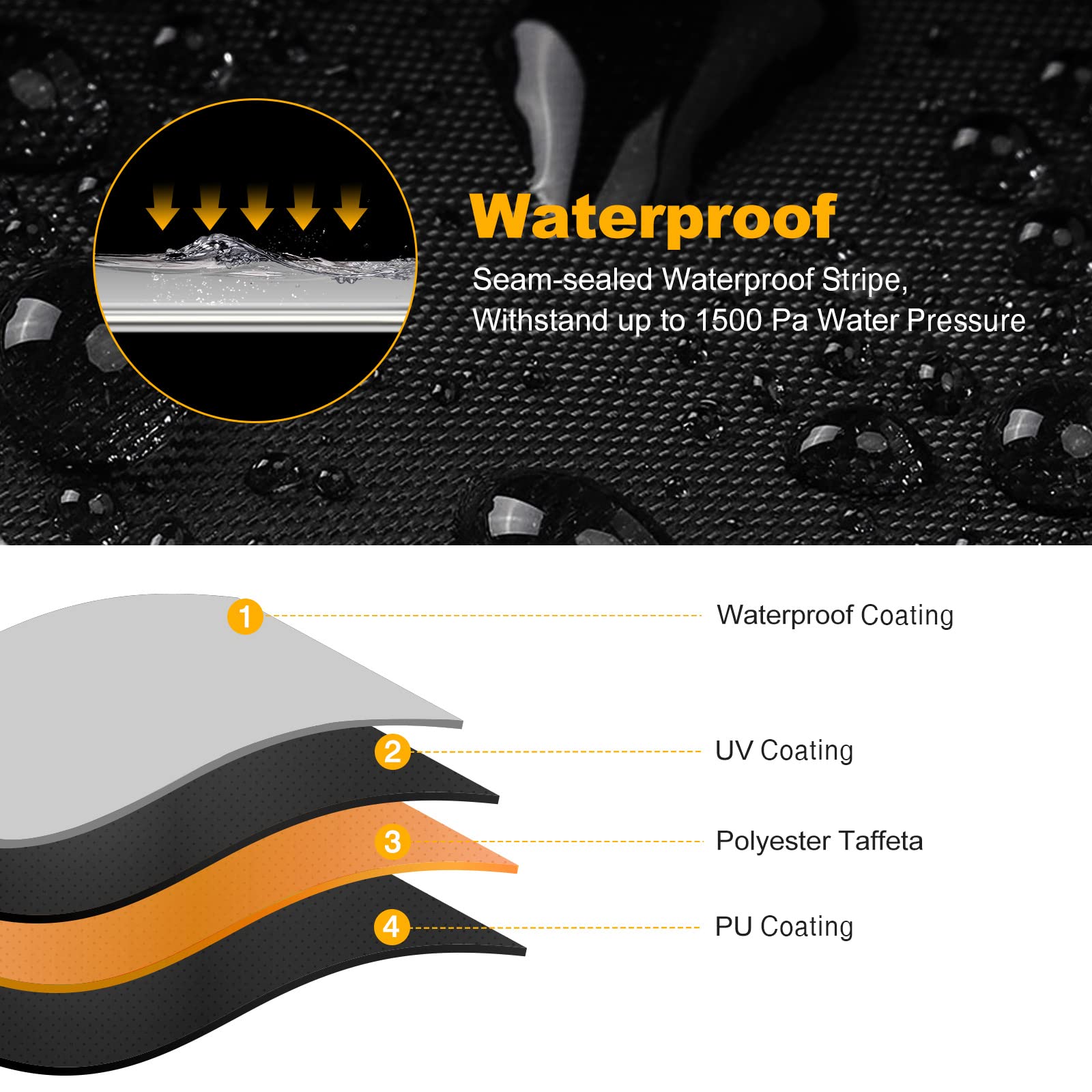 Neverland Atv Cover Waterproof Heavy Duty 4 Wheeler Cover Quad Cover All Season Weather Proof Outdoor Uv Protection For Polaris