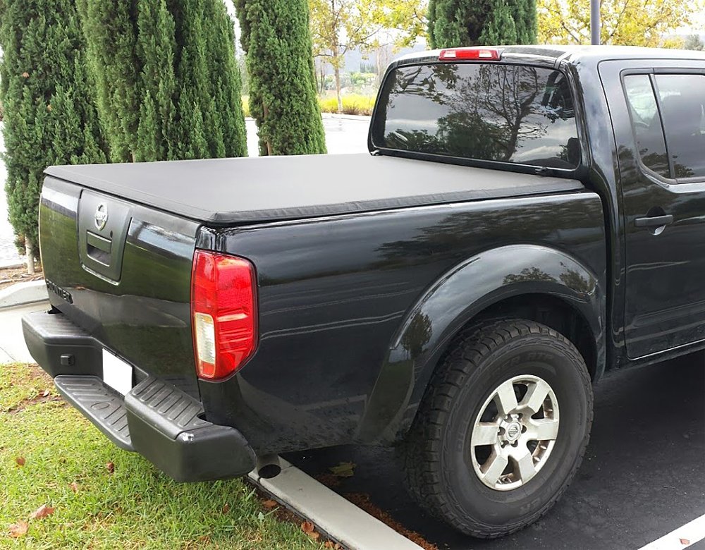 Maxmate Soft Tri-Fold Truck Bed Tonneau Cover Compatible With 2005-2021 Nissan Frontier; 2009-2012 Suzuki Equator | 5' (59'') Be