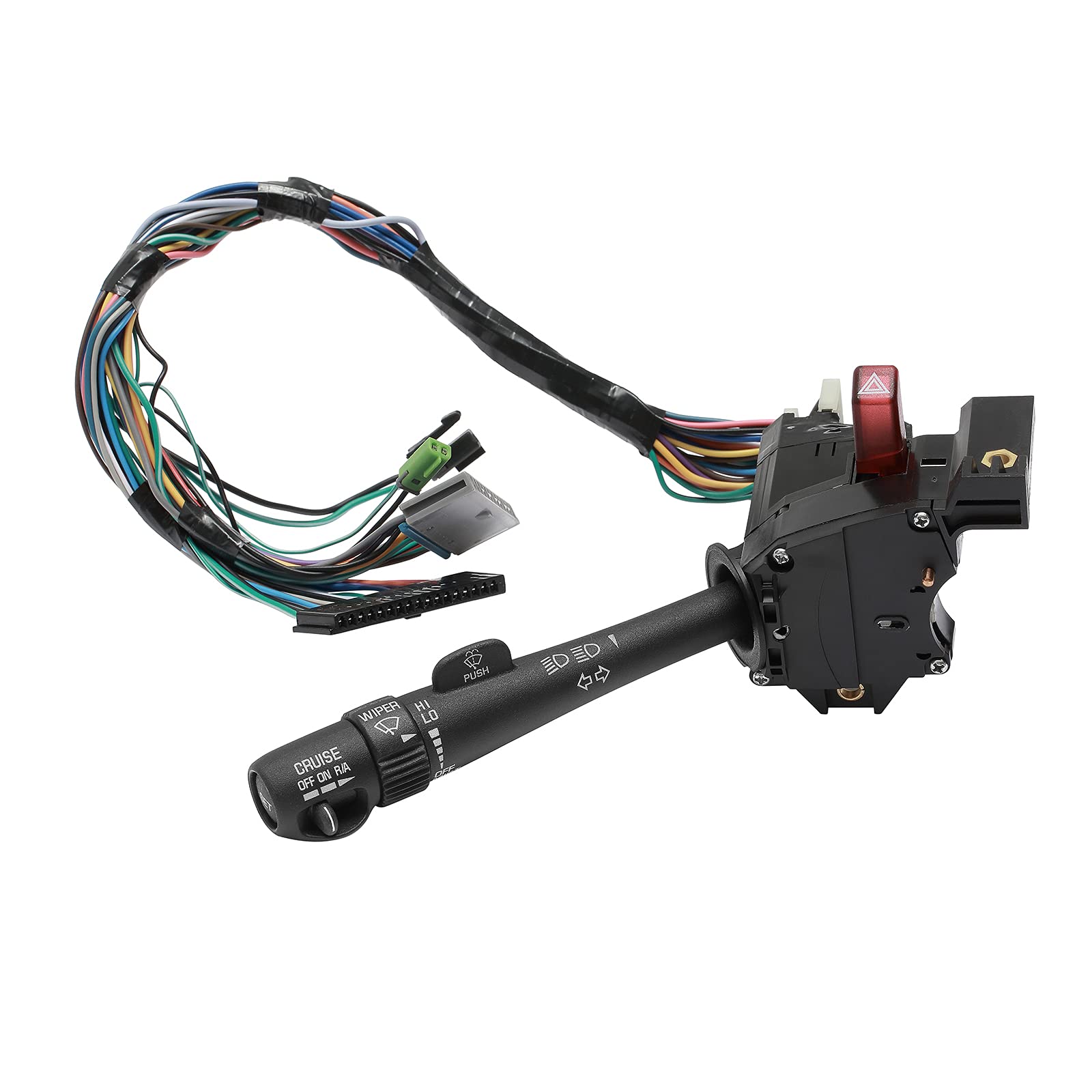 Multi-Function Combination Switch | Replacement For 1999-2002 Chevy Silverado, Gmc Yukon & More | Replaces# 26100839, 3441937, Cbs-1038 | Turn Signal, Wiper, Washers, Hazard Switch, Cruise Control