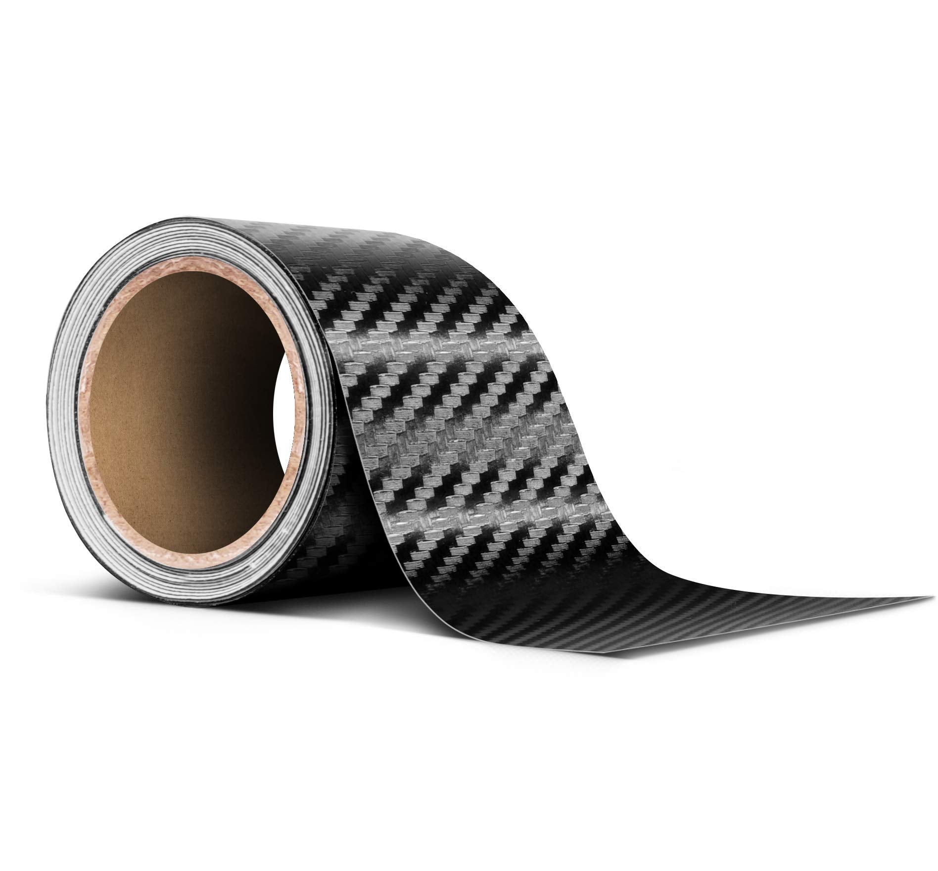 Vvivid Dry Carbon Fibre Detailing Vinyl Wrap Tape 2 Inch X 20Ft Roll Diy (Black)