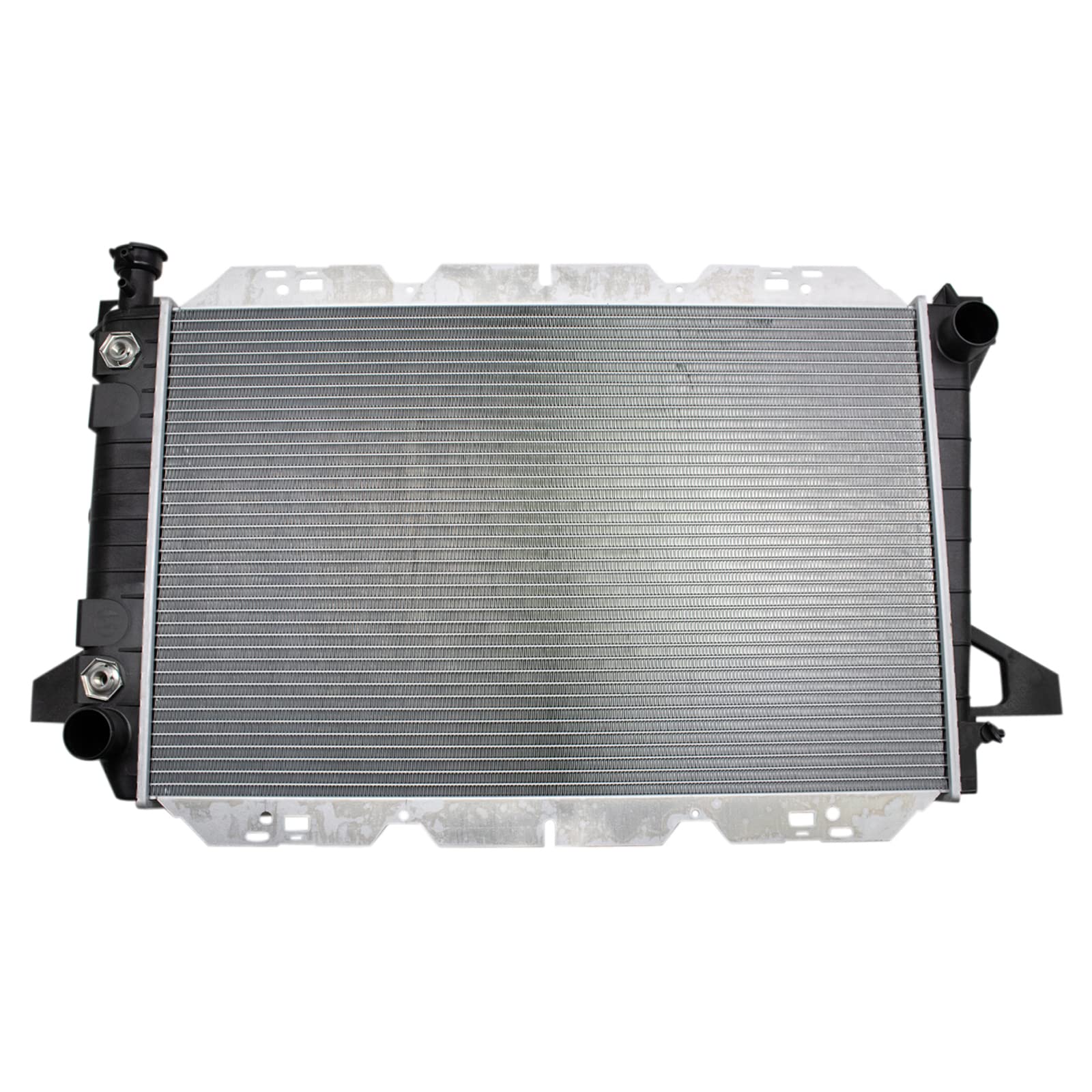 Trq Radiator Assembly Aluminum Core Compatible With 85-96 Ford Bronco 90-97 F Super Duty F-150 F-250 97 F-250 Hd 85-97 F-350 88-