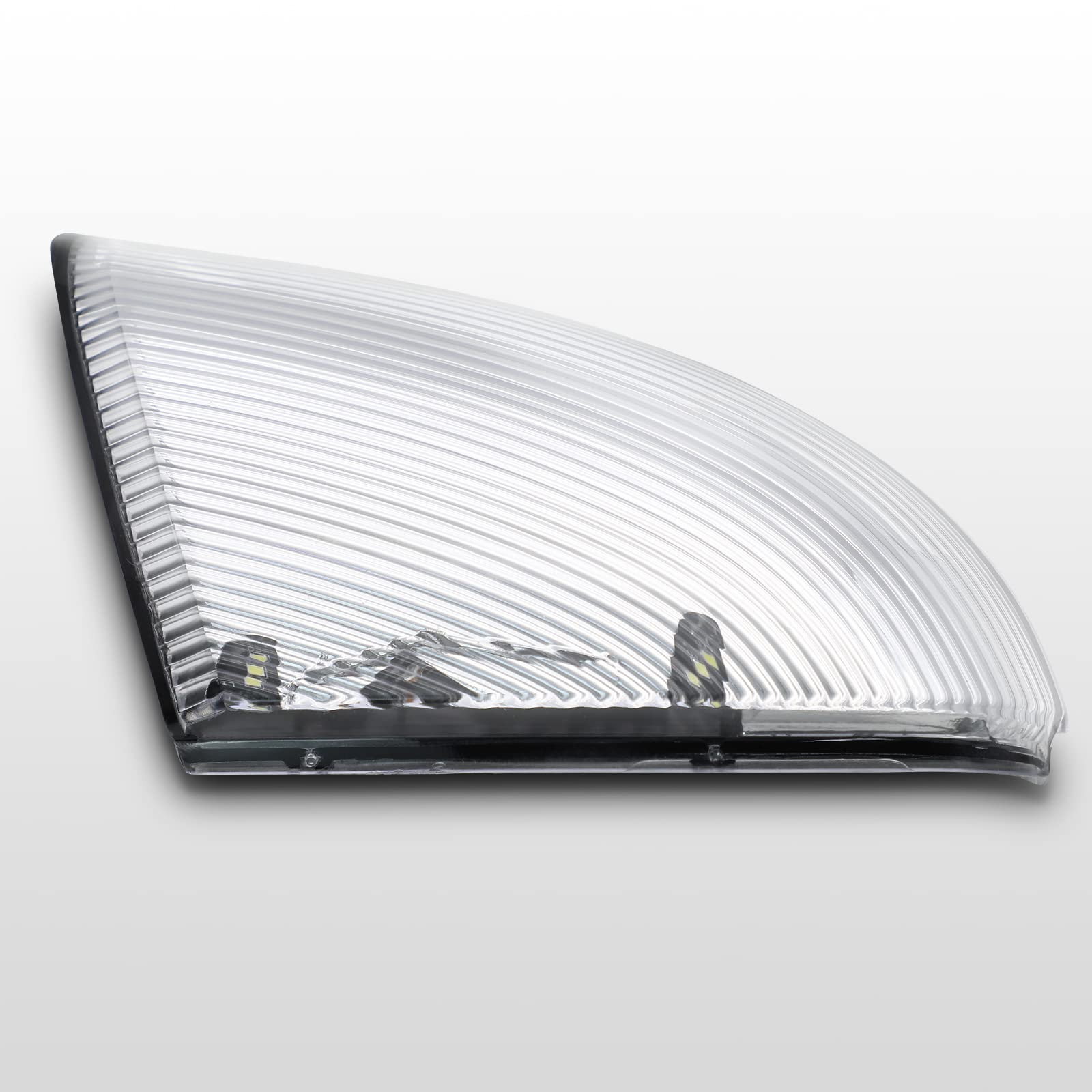 Front Mirror Turn Signal Puddle Light Compatible with Dodge Ram 1500 2009-2018,Side Marker LED Light Lamp Assembly for Ram 2500