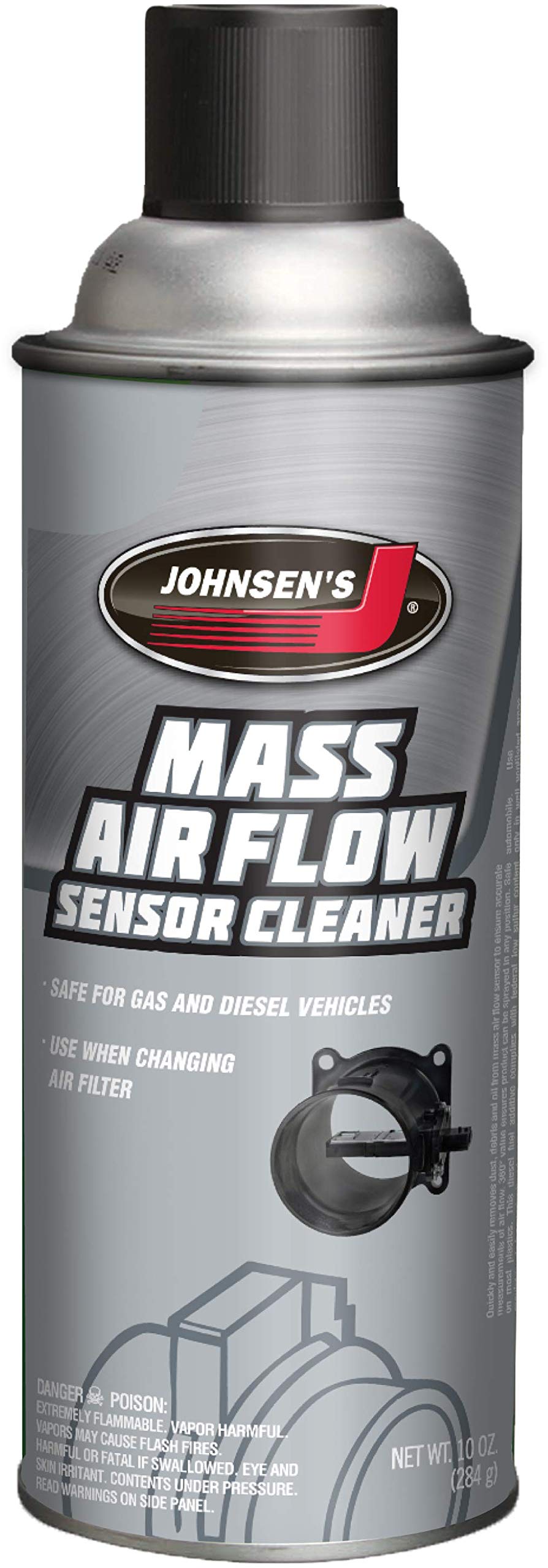 Johnsen'S 4721 Mass Air Flow Sensor Cleaner - 10 Oz.