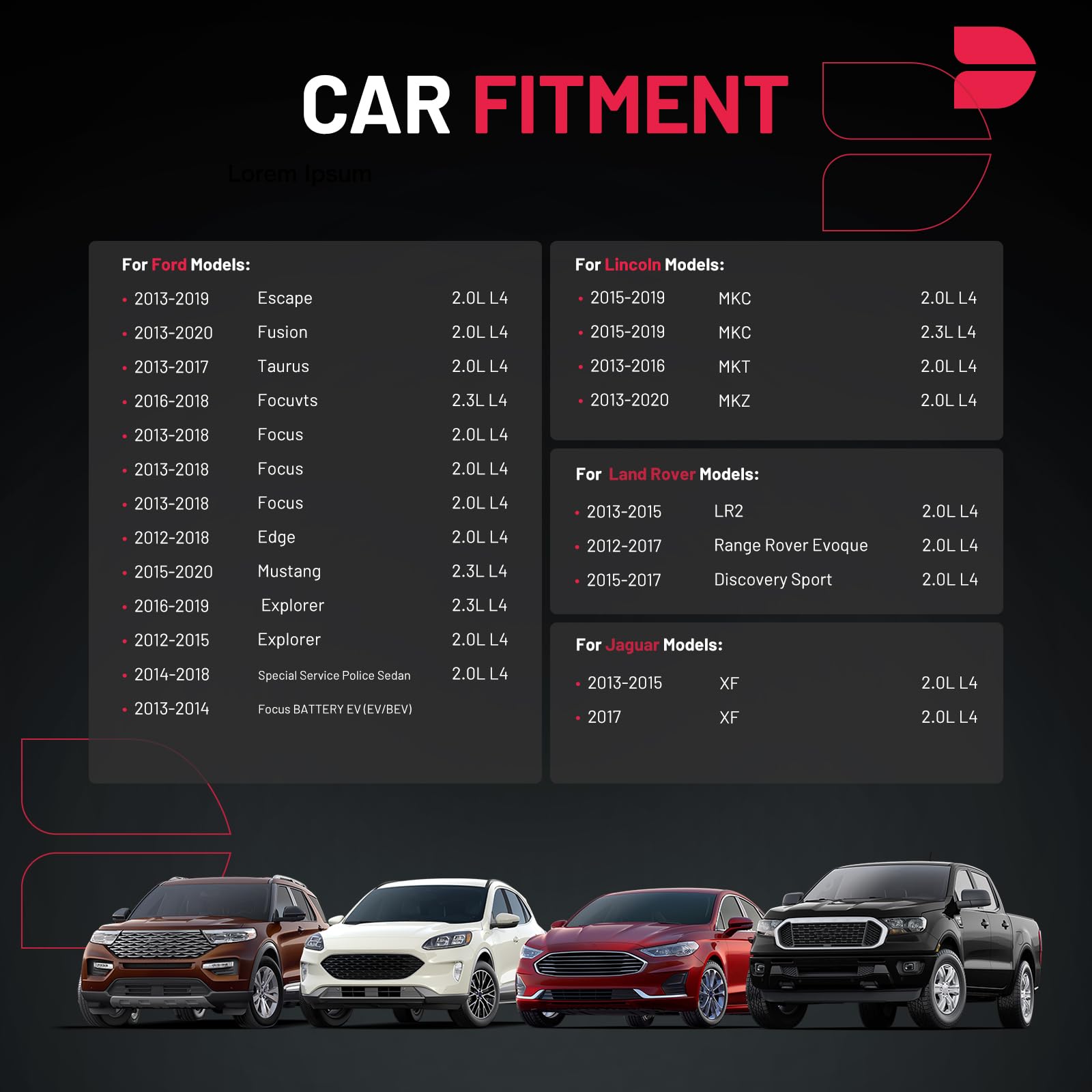 Bdfhyk Ignition Coil Pack Uf670 And Iridium Spark Plugs Ltr6Bhx Compatible With Ford Edge Escape Explorer Focus Fusion Mustang,Jaguar Xe Xf Land Rover Lr2 Lincoln Mkc Mkt Mkz 2.0L 2.3L L4 Ev,Sets Of 4