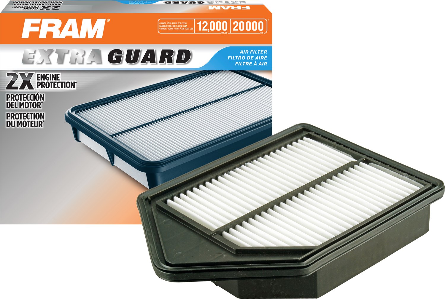 FRAM Extra Guard CA10885 Replacement Engine Air Filter for 2010-2011 Honda CR-V (2.4L), Provides Up to 12 Months or 12,000 Miles
