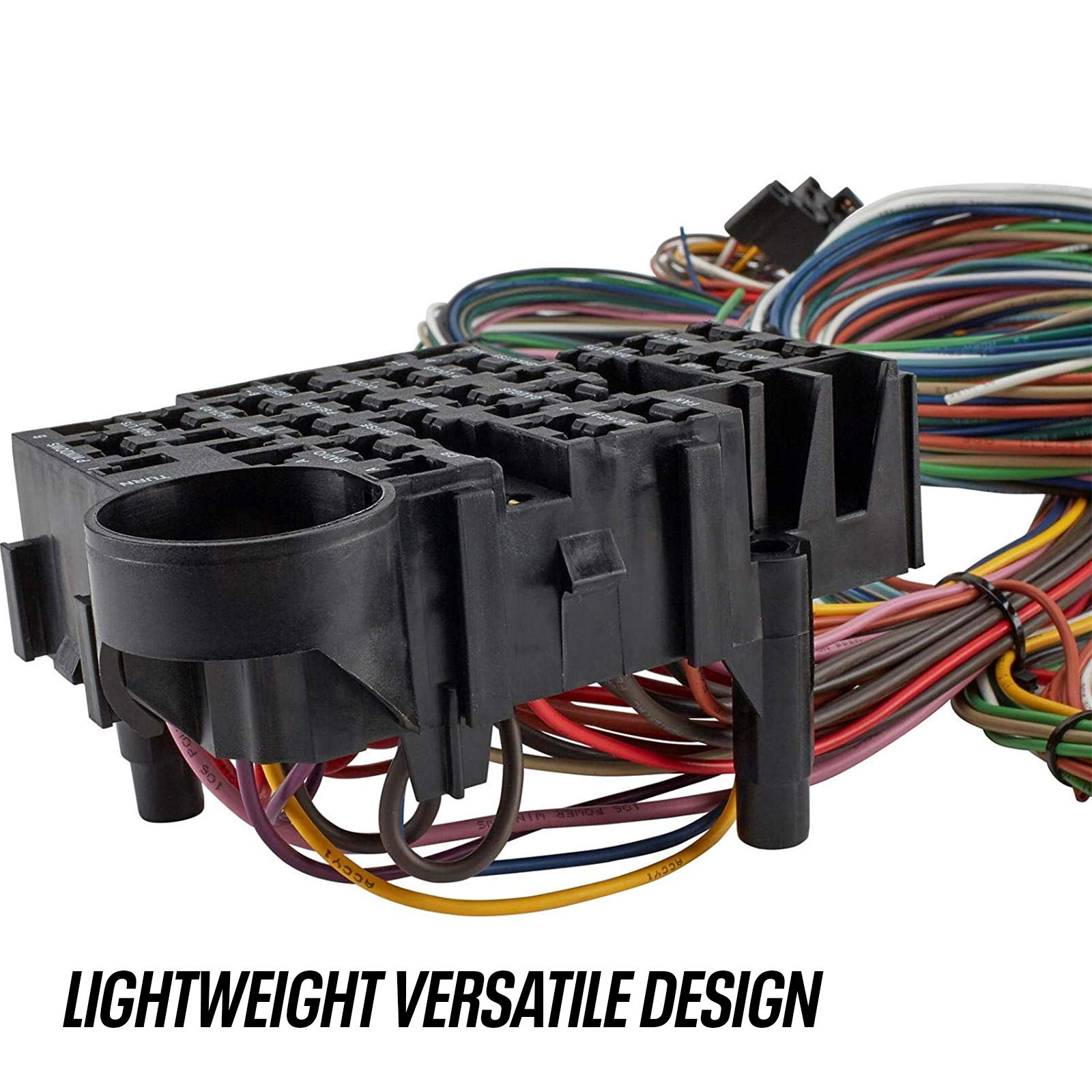 Universal 22-Circuit Automotive Wiring Harness Kit For Gm Tilt Columns - Gxl Insulated Copper Wires, Includes Instructions, Idea