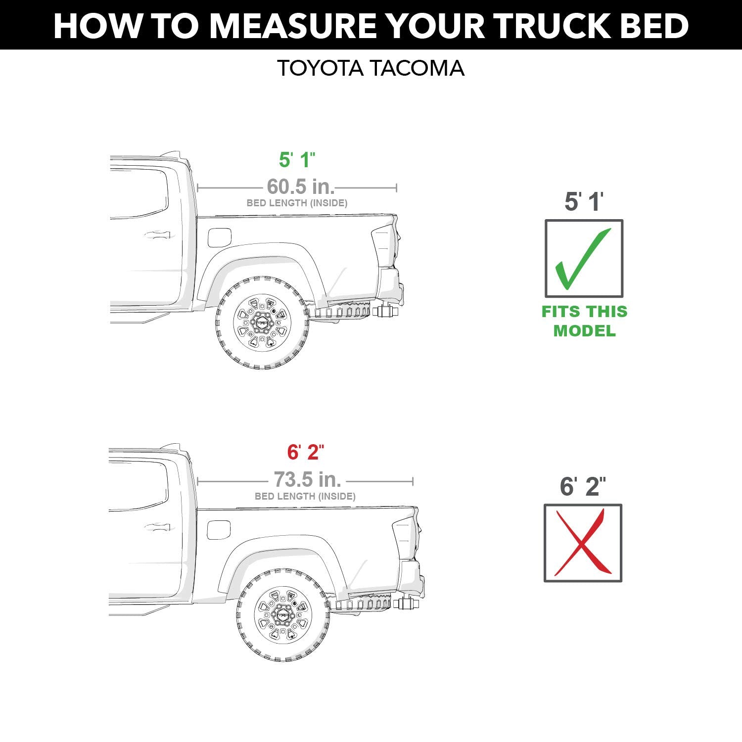 Realtruck Truxedo Lo Pro Soft Roll Up Truck Bed Tonneau Cover | 555901 | Fits 2005 - 2015 Toyota Tacoma 5' Bed (60.3)