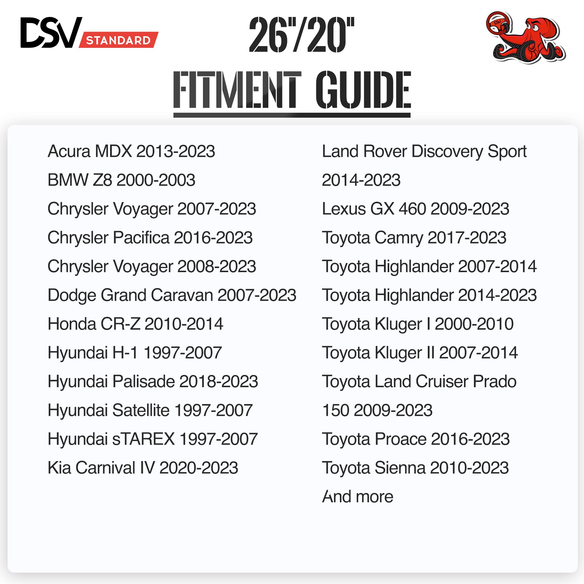 Oem Quality Windshield Wiper Blades, 26    And 20    Dsv Standard Car Wiper Blades With Universal U/J Hook, Automotive Replaceme