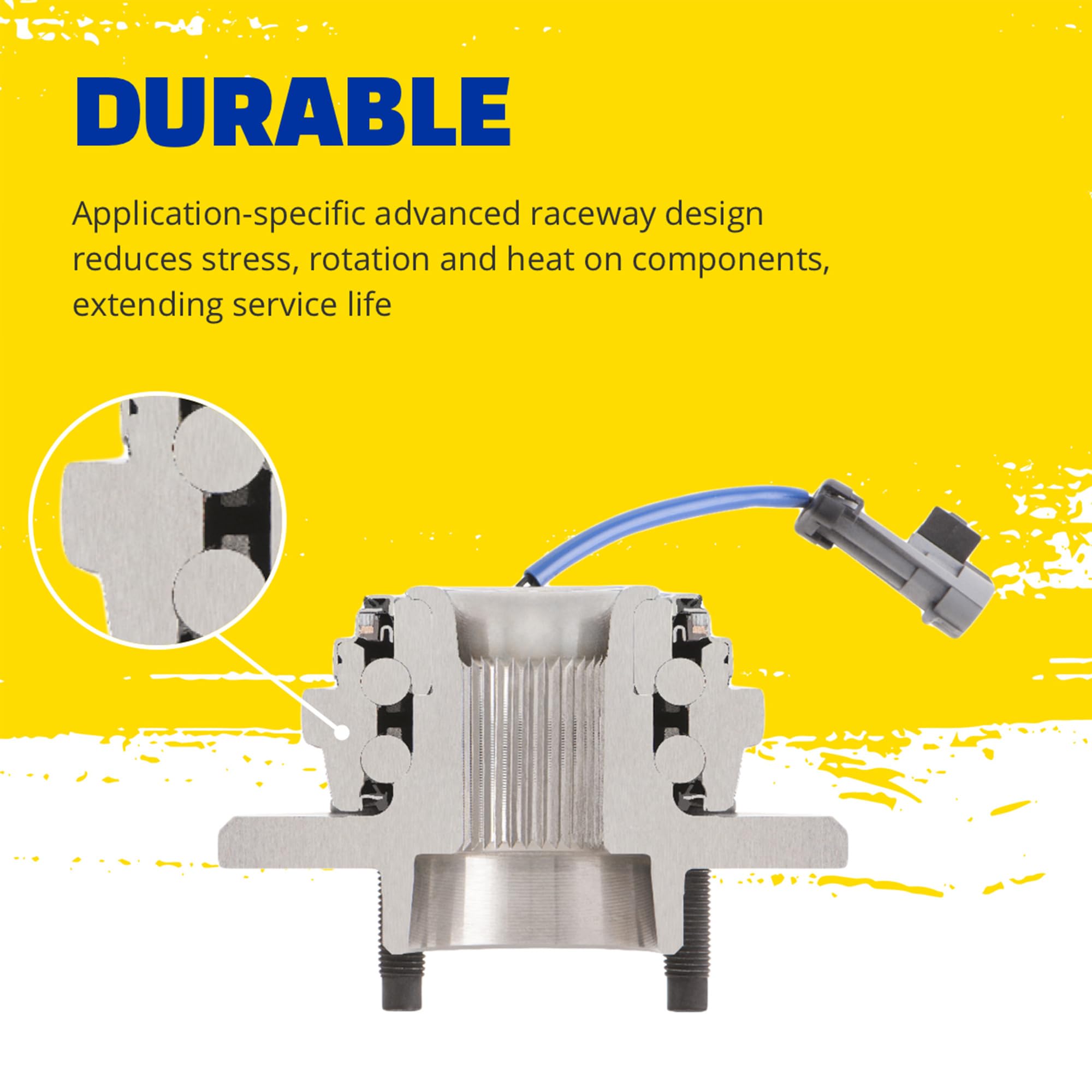 Moog 515196 Wheel Bearing And Hub Assembly For Chevrolet Colorado