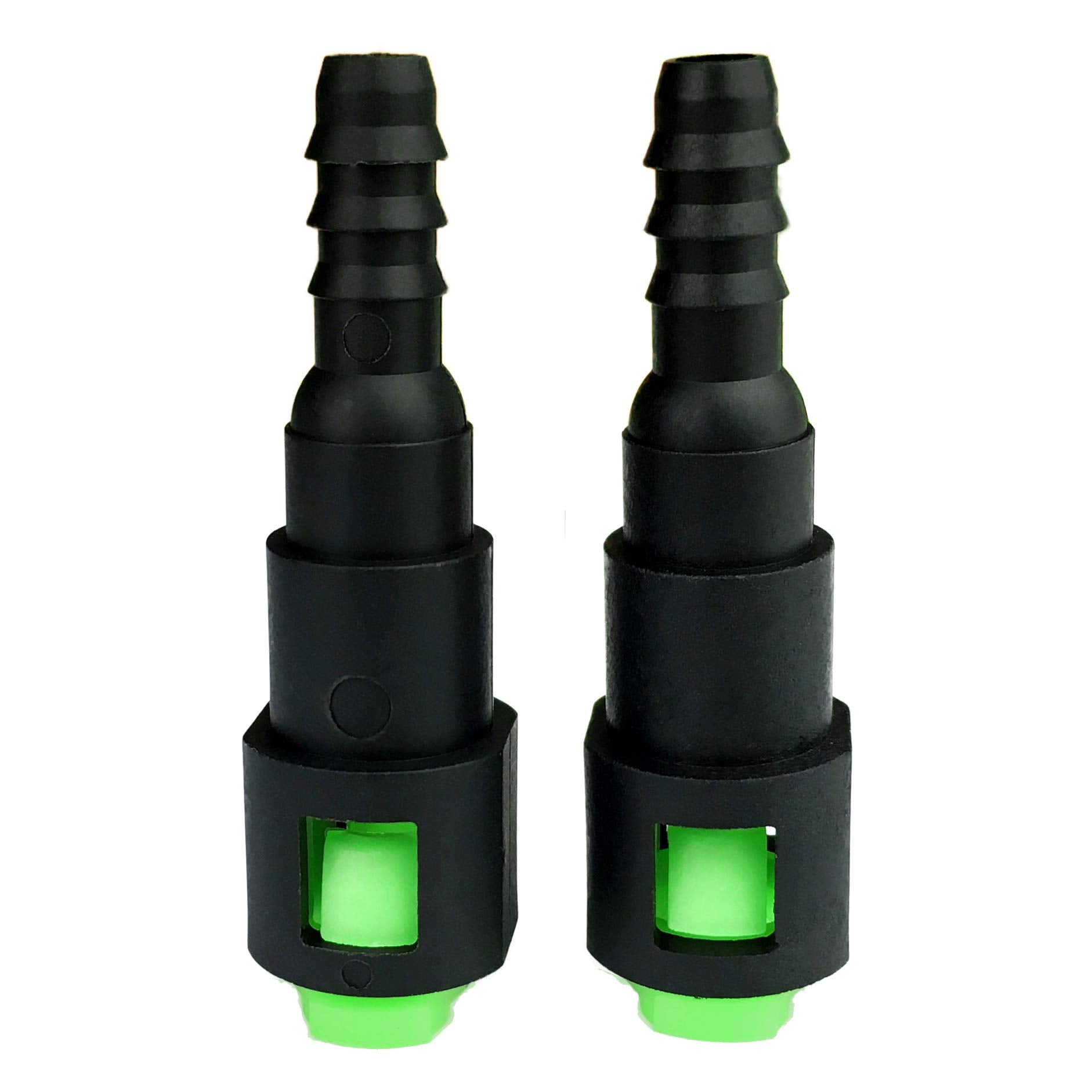 Fuel Line Quick Connector For 5/16 Inch Steel To 1/4 Id Nylon Tubing, Pack Of 2