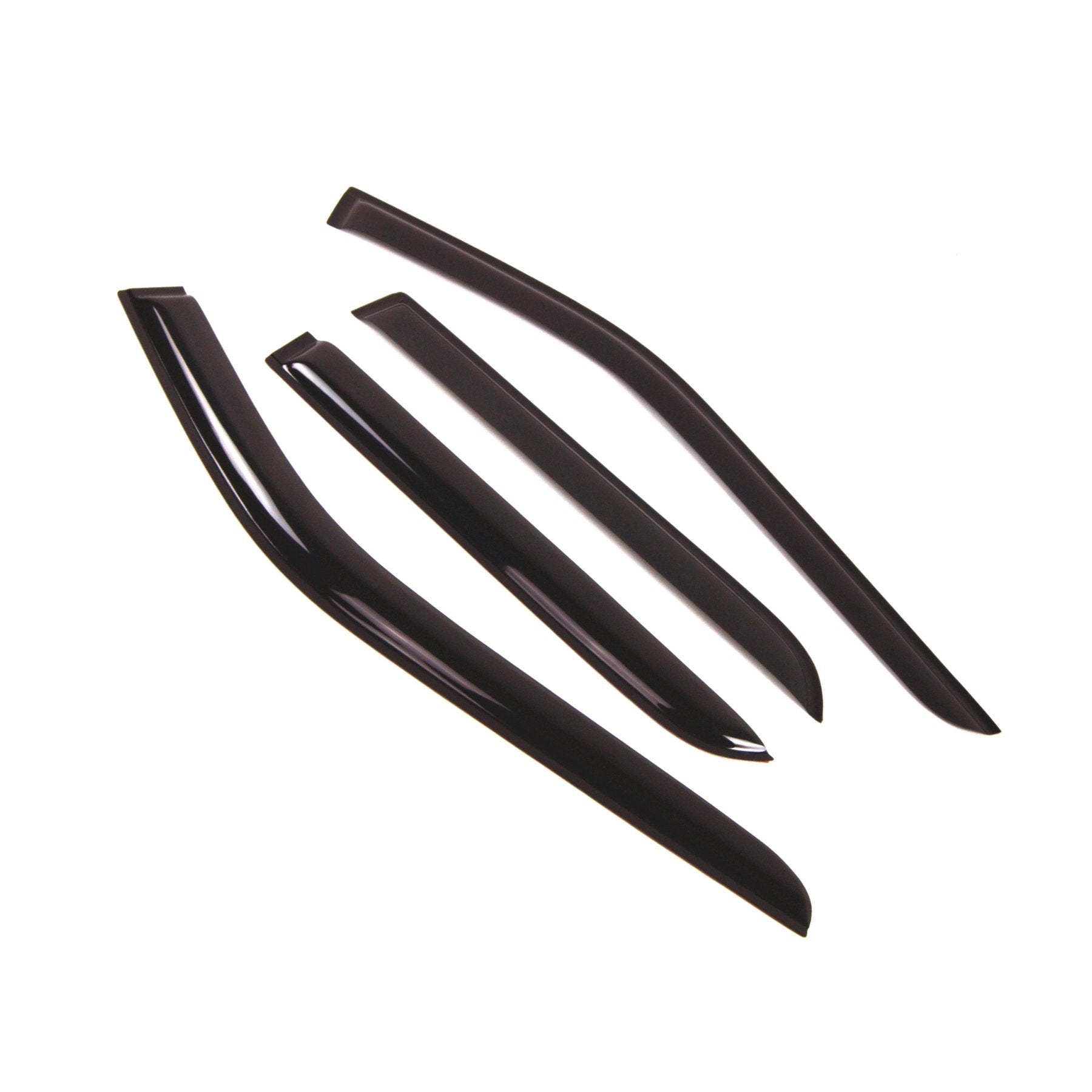 Tuningpros Outside Mount Window Vent Visors Rain Guards Compatible With Ford Explorer 2011-2016 | Side Window Wind Deflectors Ra