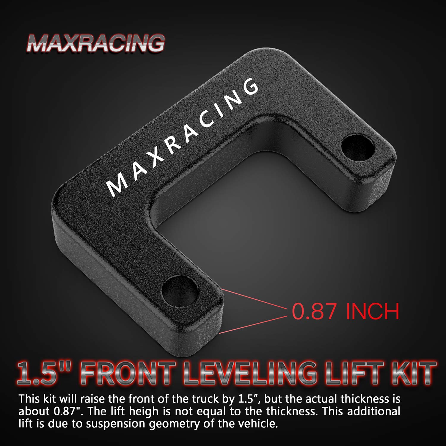 Maxracing 1.5 Leveling Lift Kit Compatible With 2007-2023 Sierra Yukon Xl1500 Avalanche Silverado Suburban 1500 Tahoe