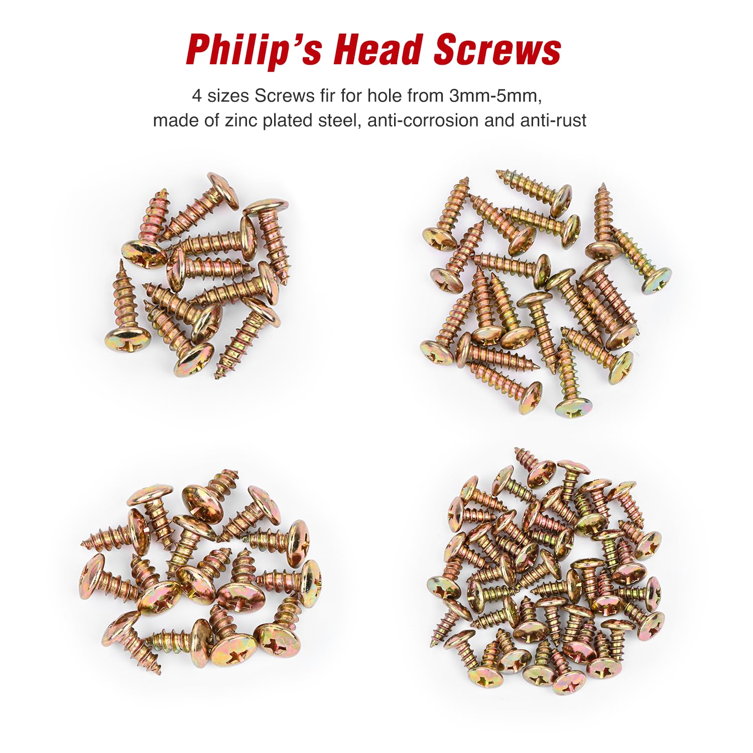 Nilight 170Pcs Car U-Clip And Screw Assortment Kit 9 Different Sizes Automotive U Nut And Screw Clip Replacement Parts For Dash