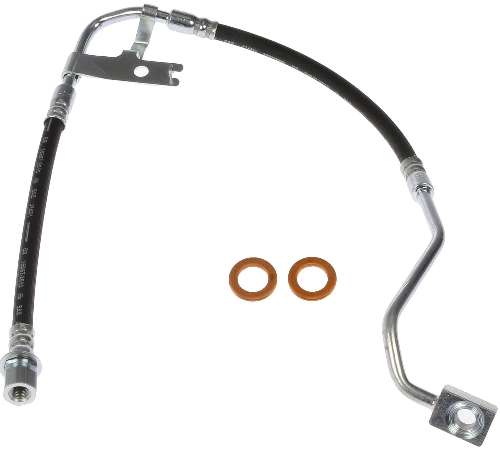 Dorman H380979 Front Driver Side Brake Hydraulic Hose Compatible With Select Dodge Models