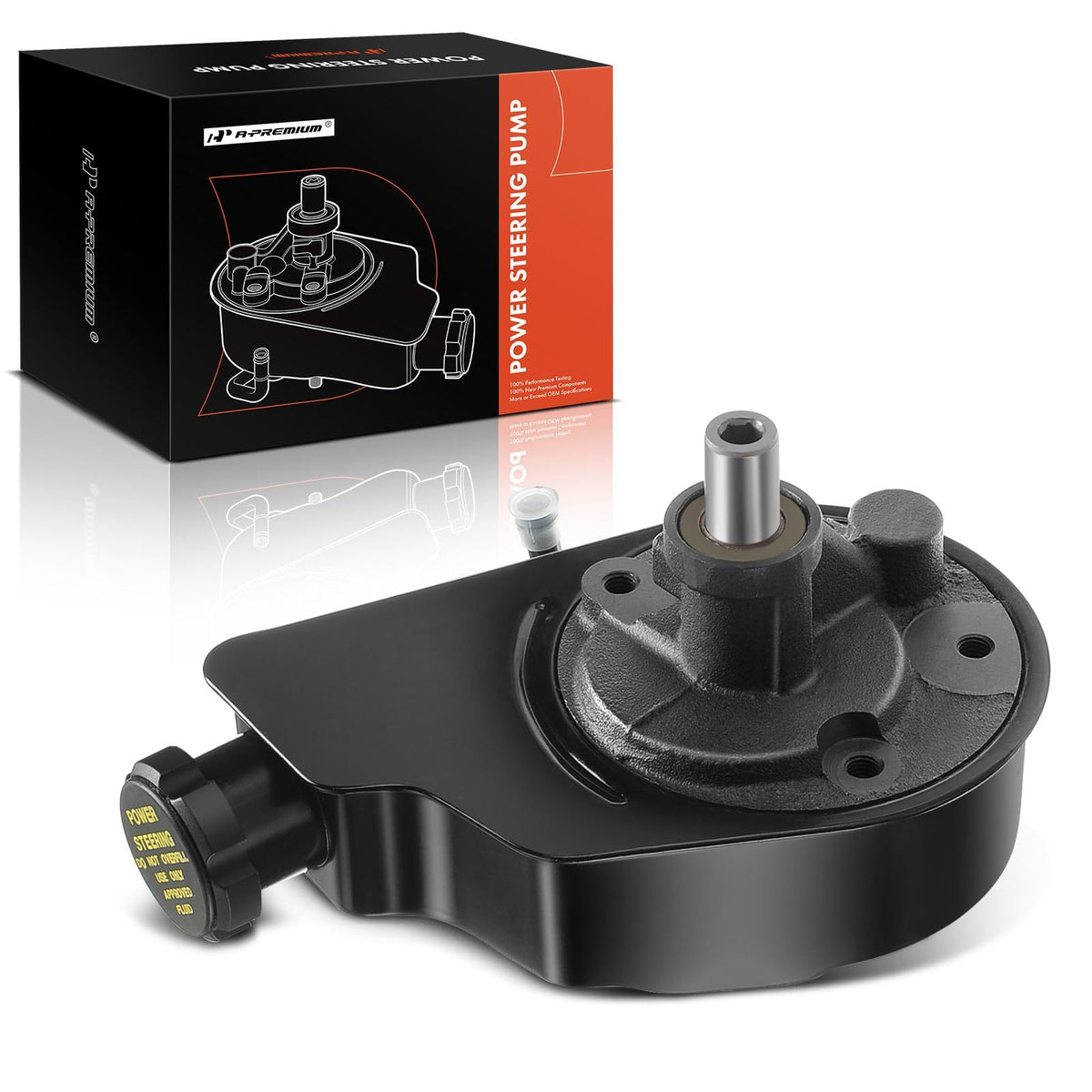 A-Premium Power Steering Pump with Reservoir Compatible with Chevrolet & GMC & Cadillac - 1997-2002 - Escalade EXT, C1500 Suburb