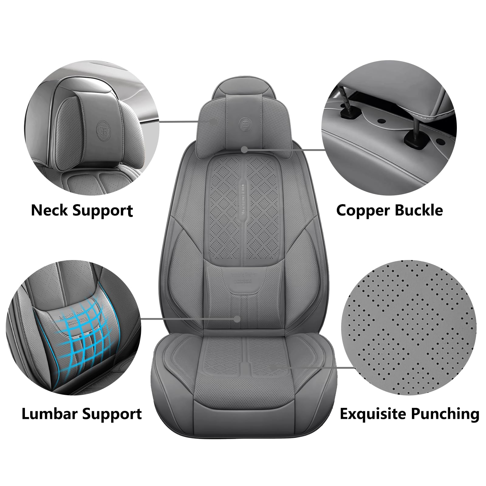 Ns Yolo Full Coverage Leather Car Seat Covers For Cars,Suvs And Pick-Up Trucks,Car Seat Protector,Automotive Seat Covers,Car Sea