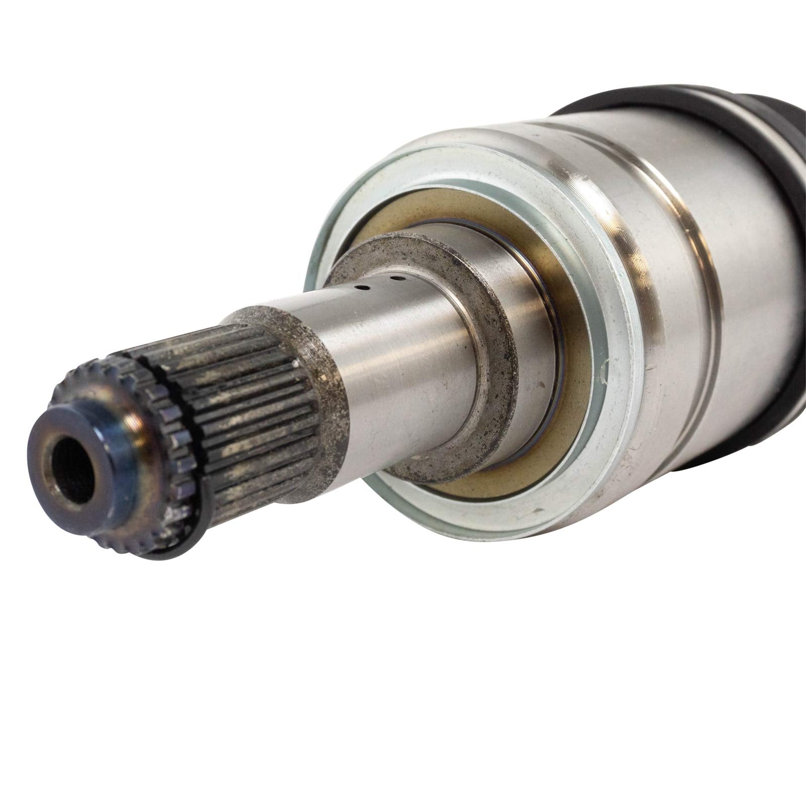 TRQ Front Left CV Axle Shaft Assembly for 2007-2011 Toyota Camry Hybrid - Neoprene Boots, Small Size, Driver Side