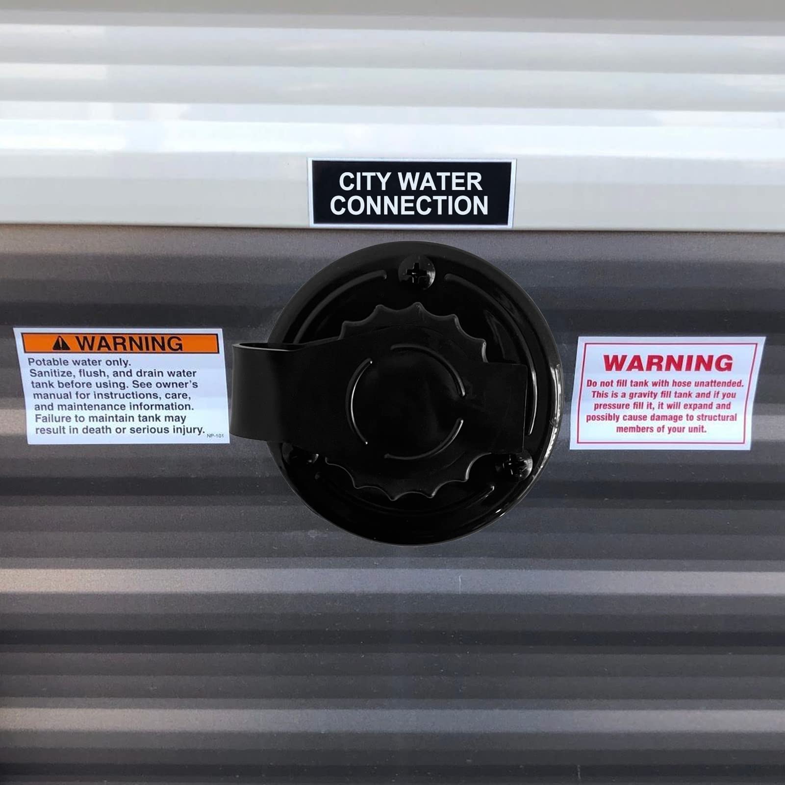 Rv Water Inlet Replacement City Water Fill Inlet Flange Brass Rv City Water Inlet With Check Valve 1/2'' Npt Male City Water Fil