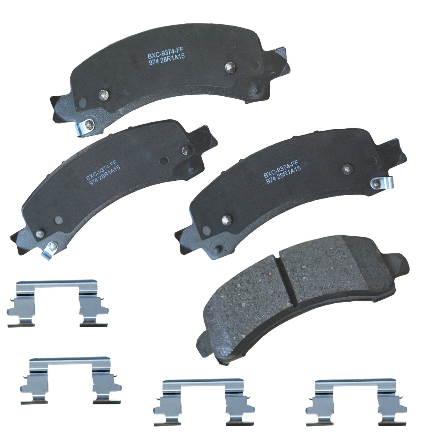 Bendix Premium Sbc974 Ceramic Rear Brake Pads For Select Models Chevrolet Express 2500, 3500, Cargo, Pasajeros, Gmc Savana 4500