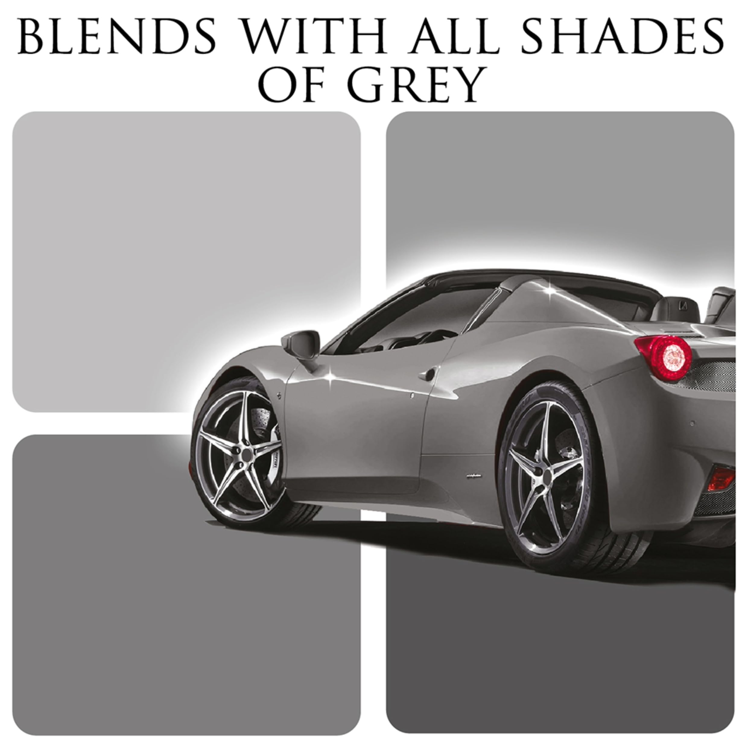 Car Gods 3-in-1 Polish Wax & Scratch Remover, 17 Fl Oz, Grey, Model GOD720, 16 Colors Available
