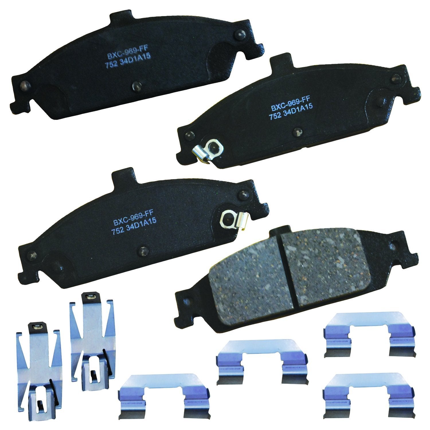 Bendix Premium Sbc752 Ceramic Front Brake Pads For Pontiac Grand Am 2005-1999
