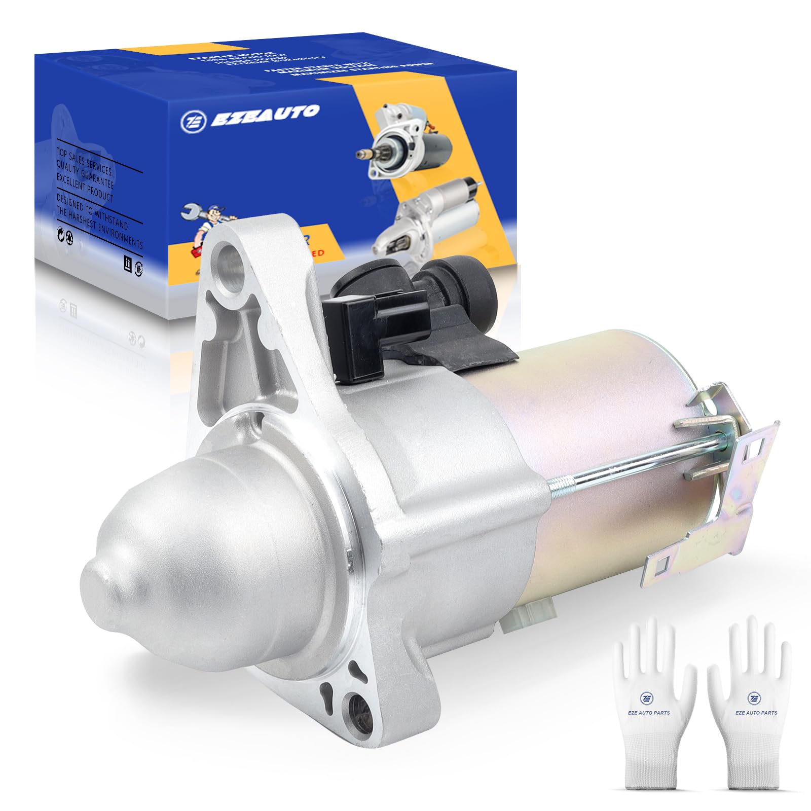 Ezexpreze 19264 19159 New Starter Motor Replacement for Honda Civic 1.8L 2012-2015, HR-V 1.8L 2016-2022, Acur.a ILX 2.0L 2013 20